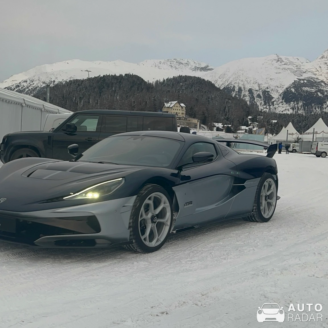 Rimac Nevera R Founders Edition spotted in Sankt Moritz, Svizzera