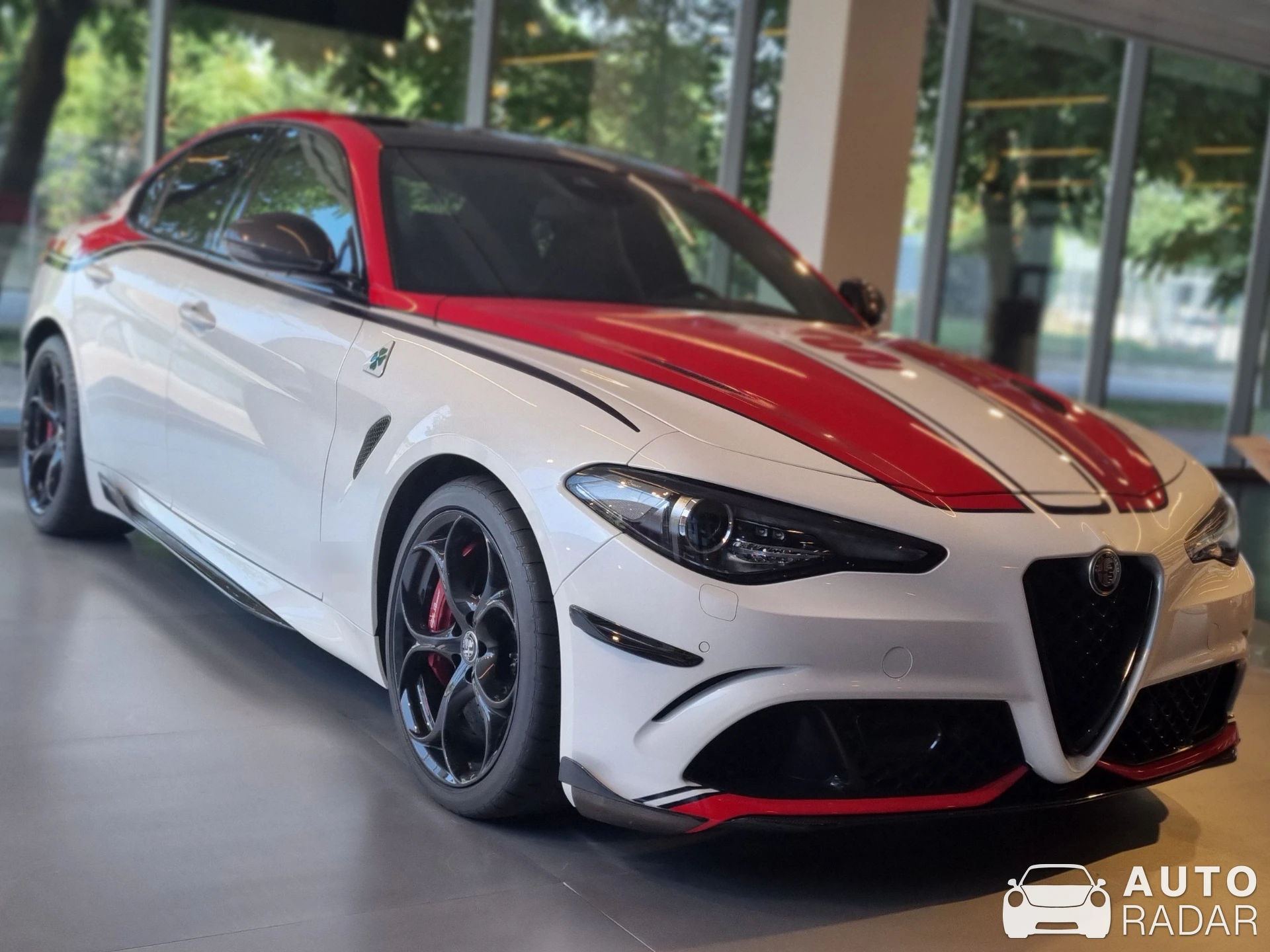 Alfa Romeo Giulia Quadrifoglio Alfa Romeo Racing Limited Edition spotted in Rho