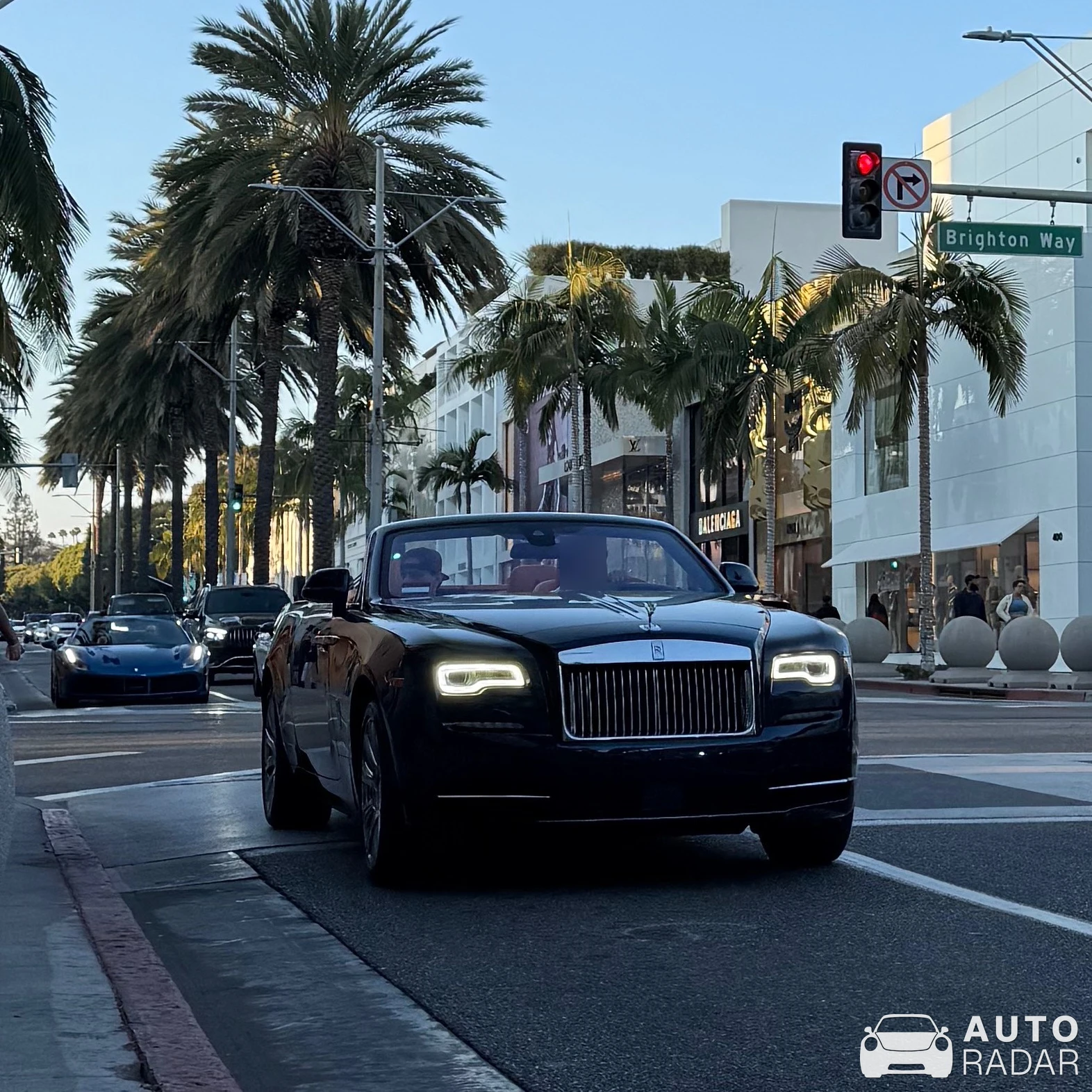 Rolls-Royce Dawn spotted in Beverly Hills, United States