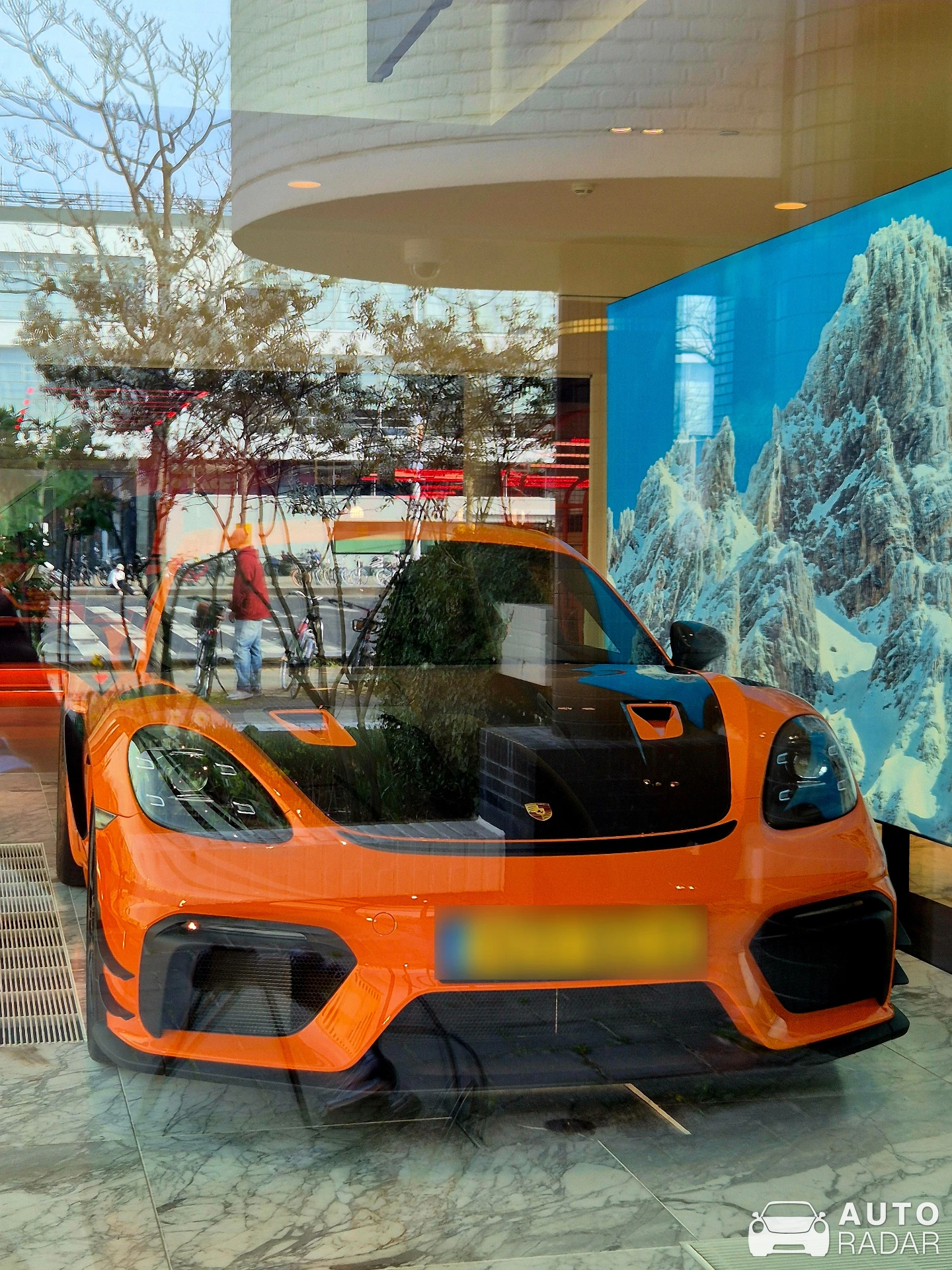 Porsche 718 Cayman GT4 RS Manthey 'De Tulp' spotted in Amsterdam