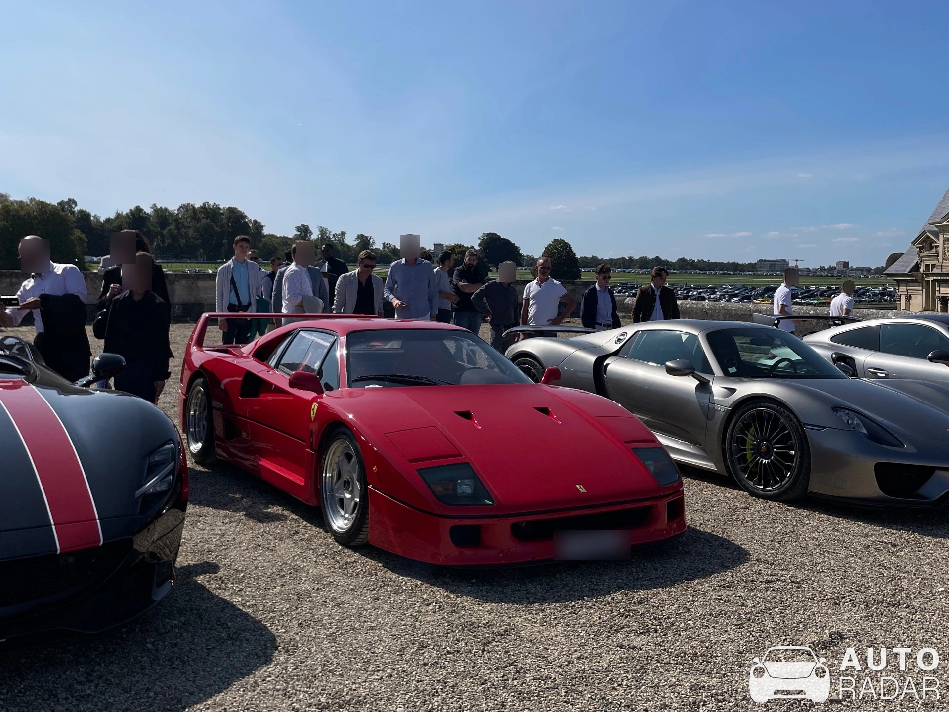 Ferrari F40 spotted in Chantilly, France