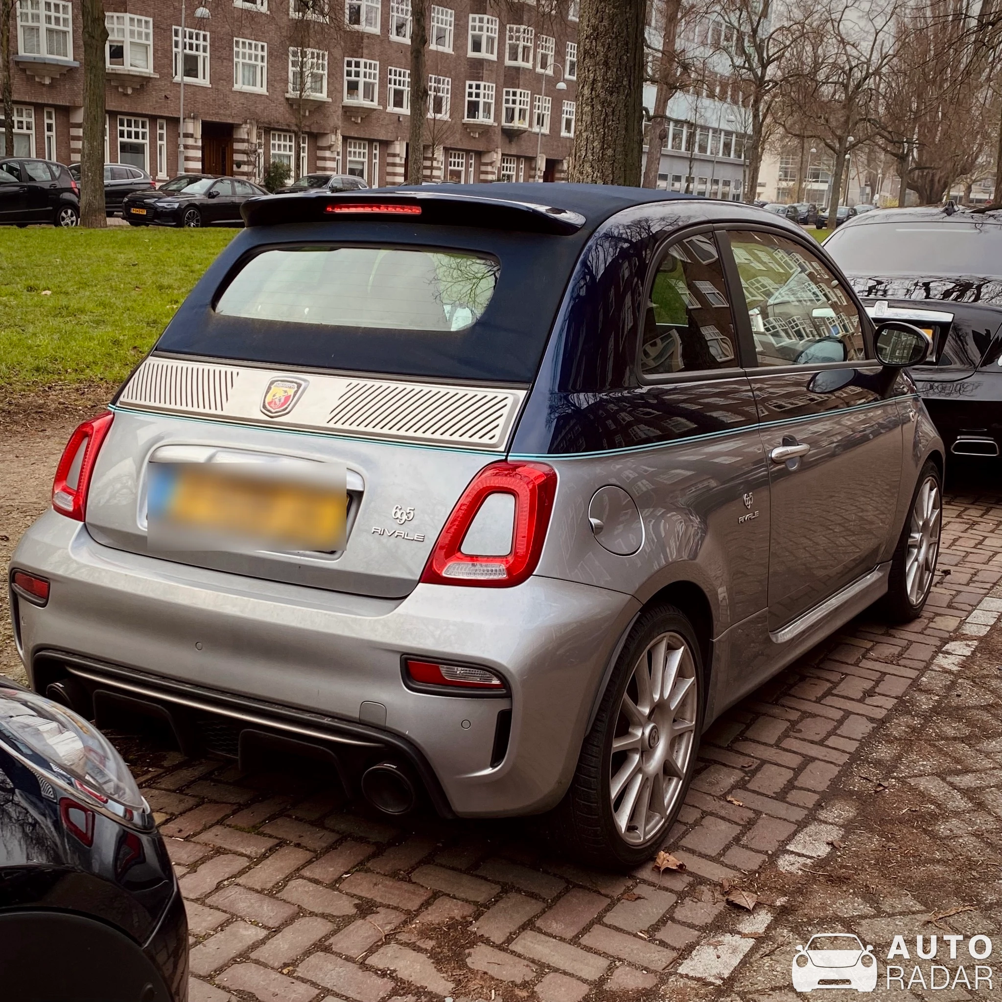 Abarth 695C Rivale spotted in Amsterdam