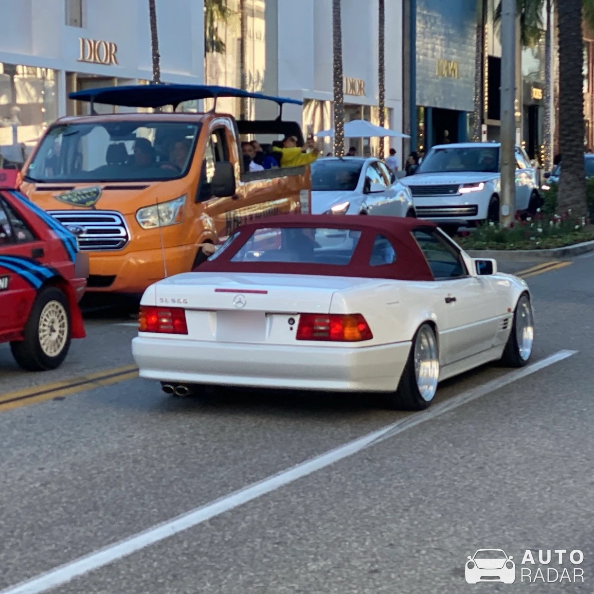 Mercedes-Benz SL 500 spotted in Beverly Hills, United States