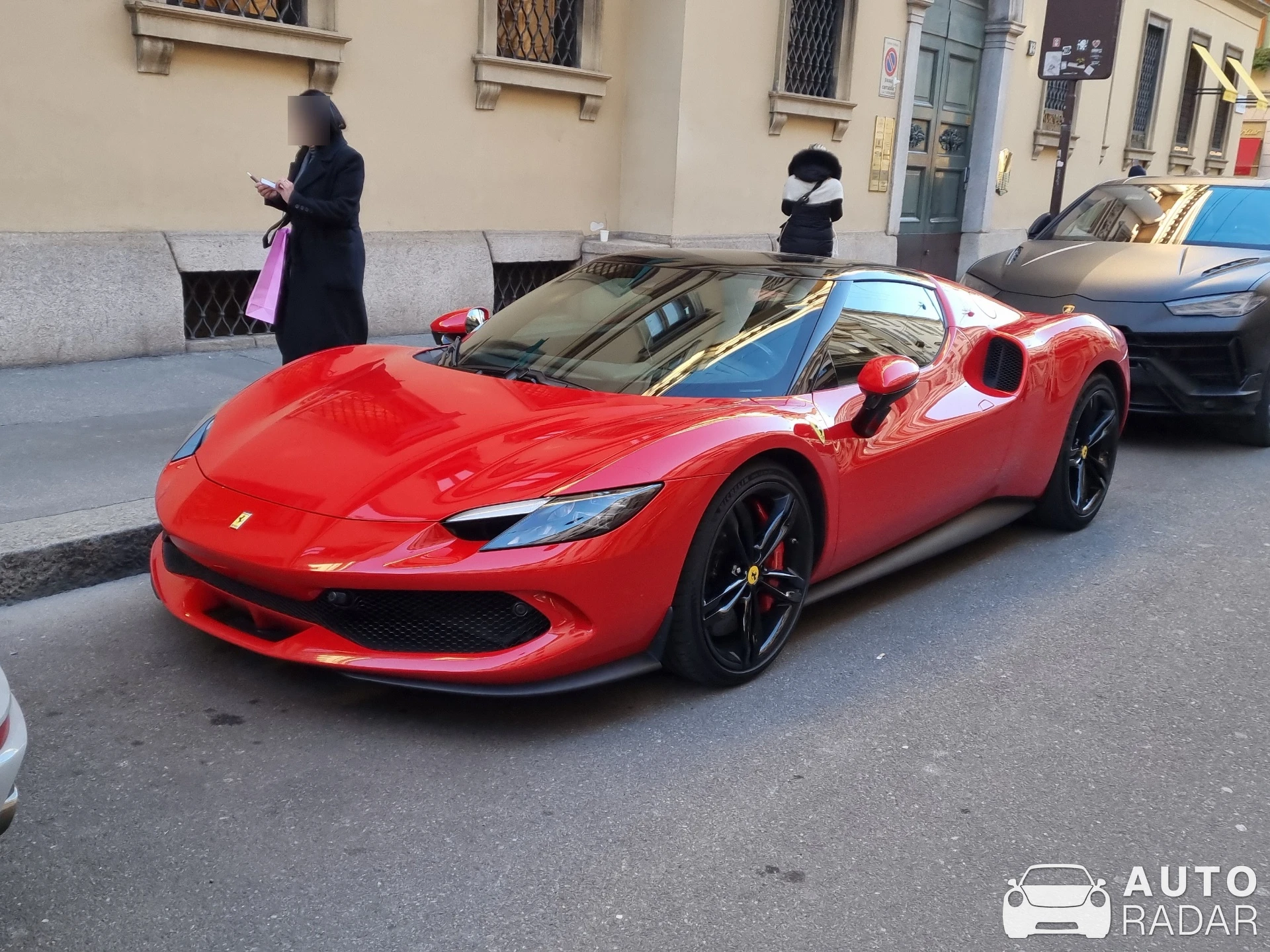 Ferrari 296 GTB spotted in Milano, Italy