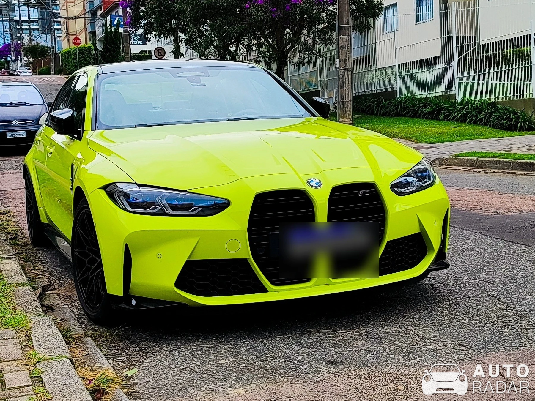 BMW M3 G80 Sedan Competition spotted in Água Verde, Brazil