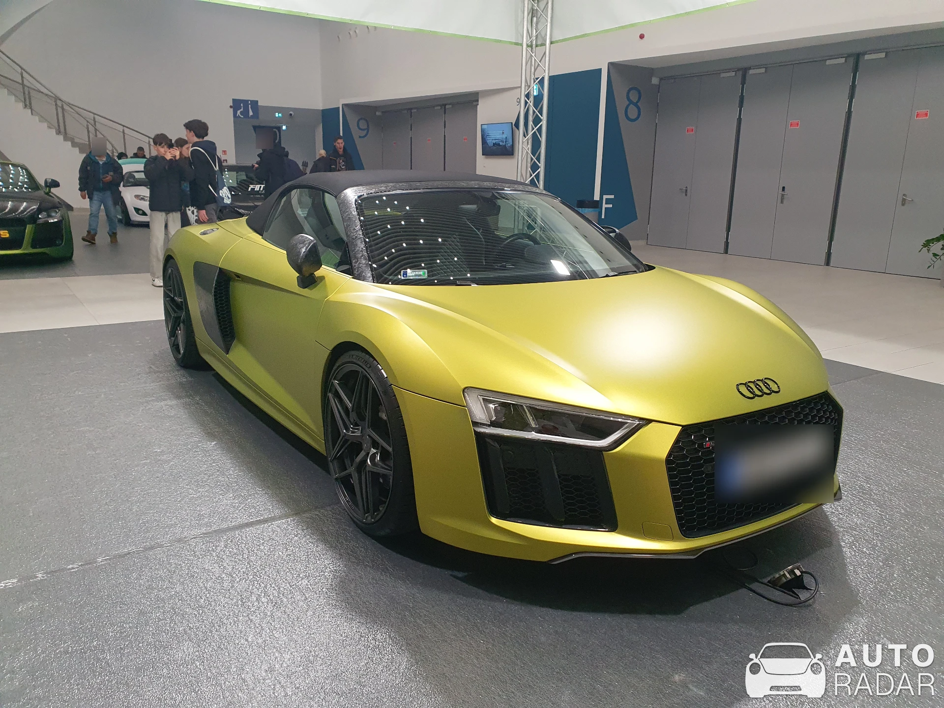Audi R8 V10 Plus Spyder 2017 spotted in Budapest