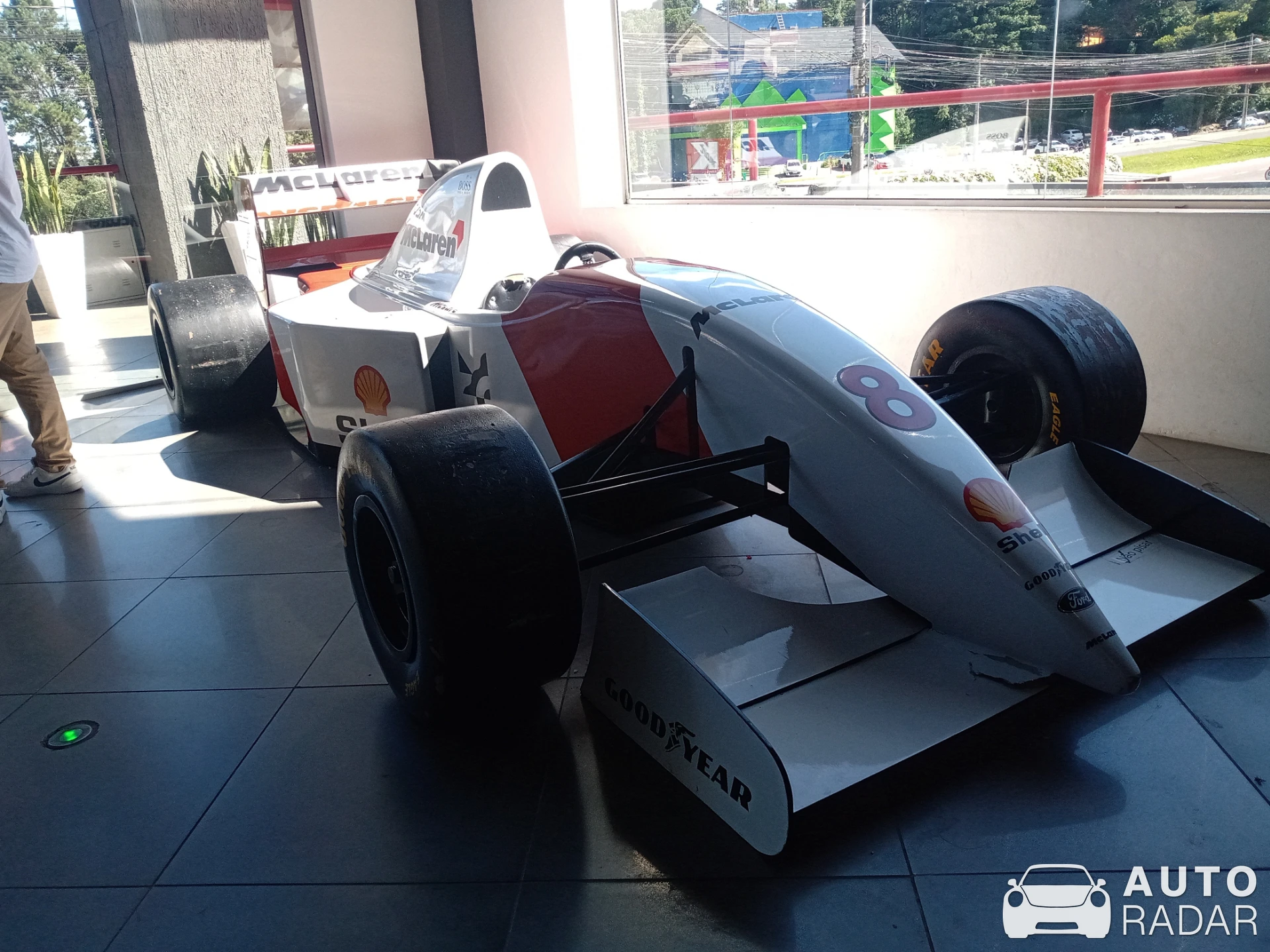 McLaren MP4/4 spotted in Estrada Gramado, Brazil