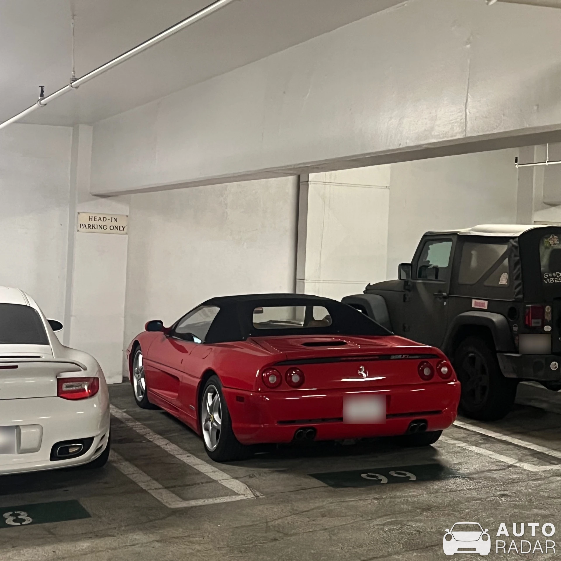 Ferrari F355 Spider spotted in Beverly Hills, United States
