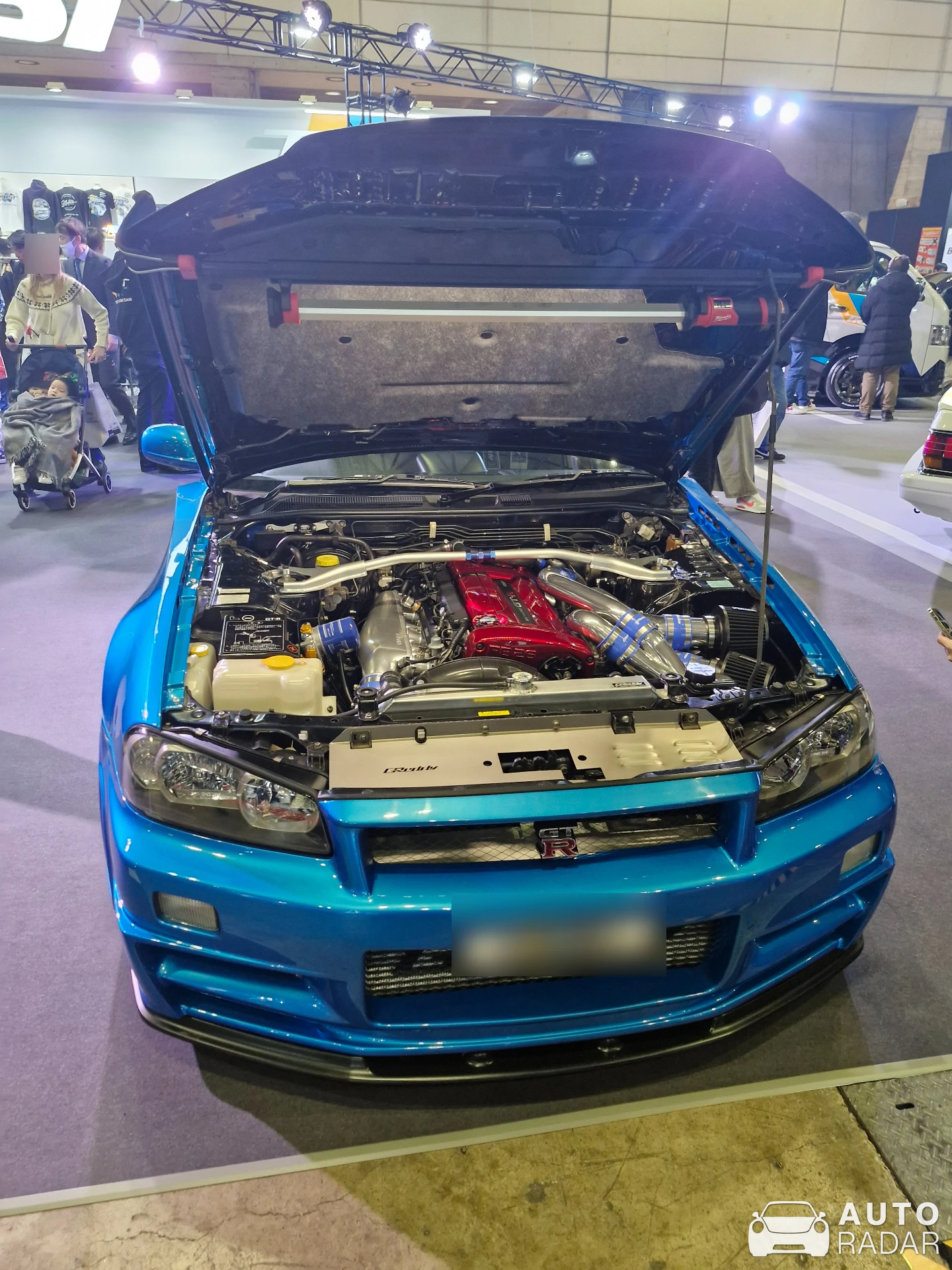 Nissan Skyline R34 GT-R spotted in Koto City, Japan