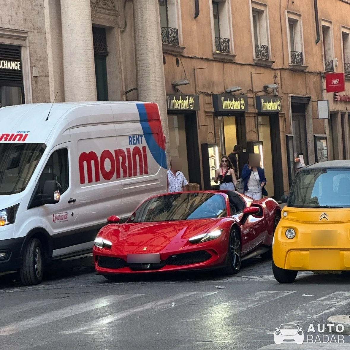 Ferrari 296 GTS spotted in Milan, Italy