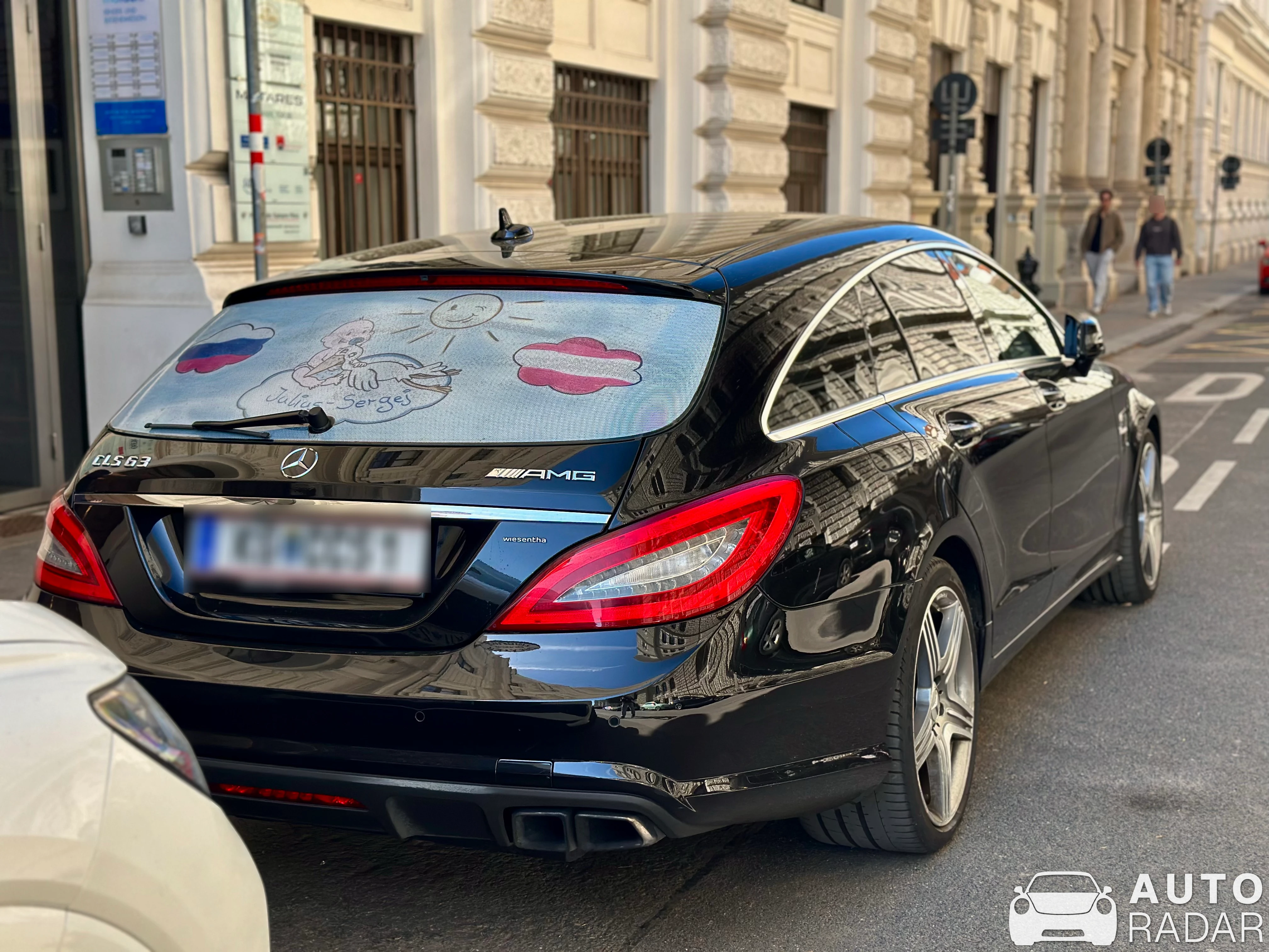 Mercedes-Benz CLS 63 AMG X218 Shooting Brake spotted in Wien