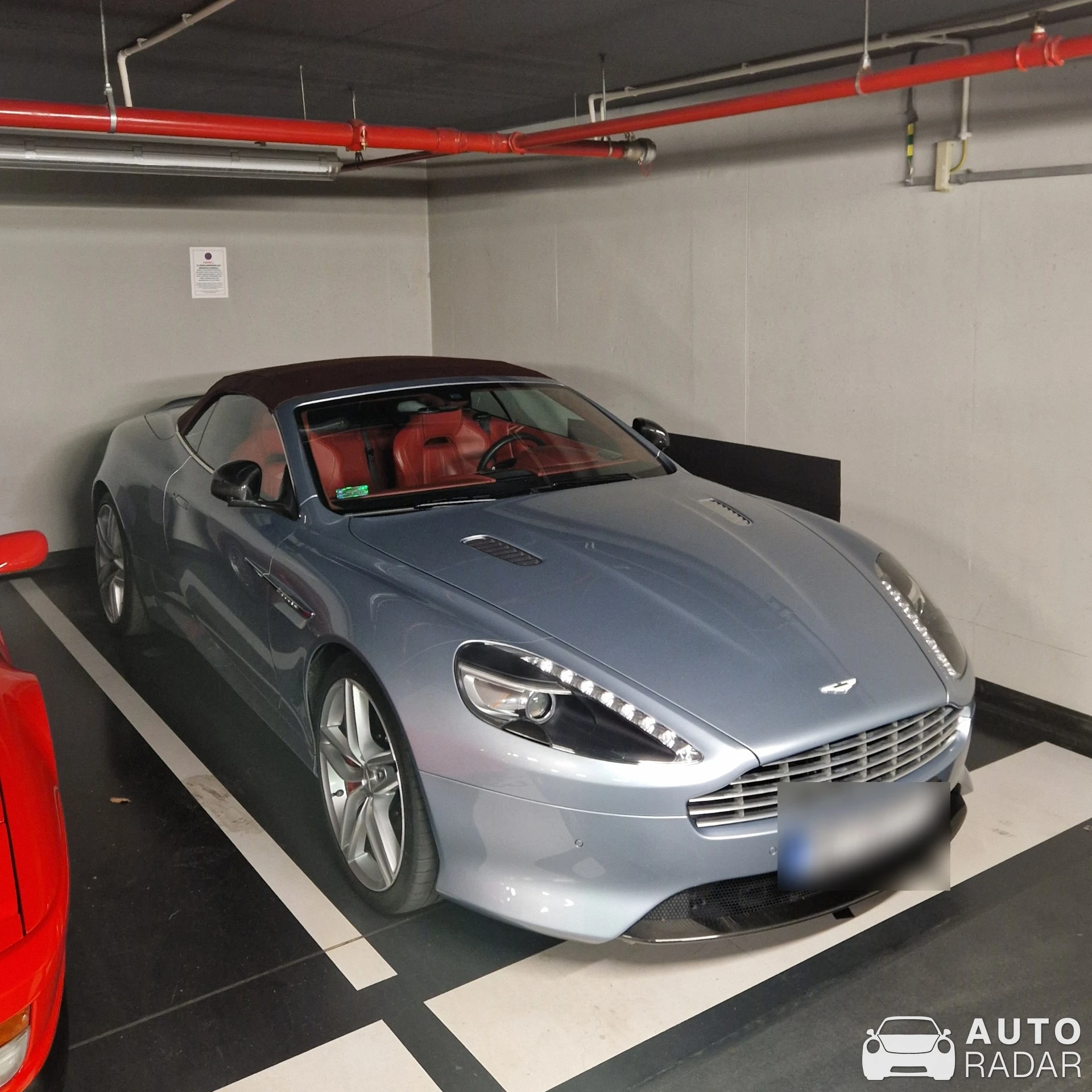 Aston Martin DB9 Volante 2013 spotted in Warszawa