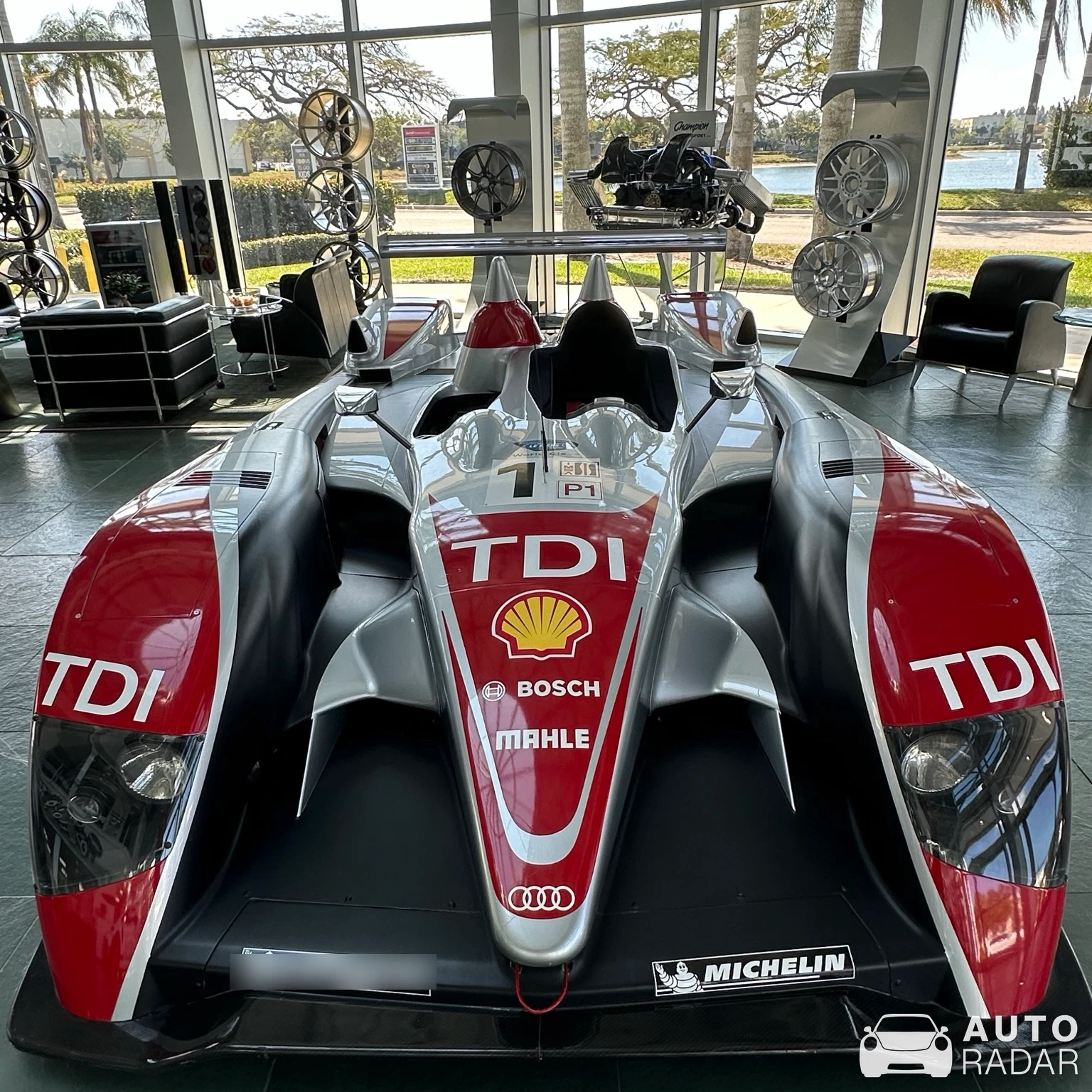 Audi R10 TDI spotted in Pompano Beach