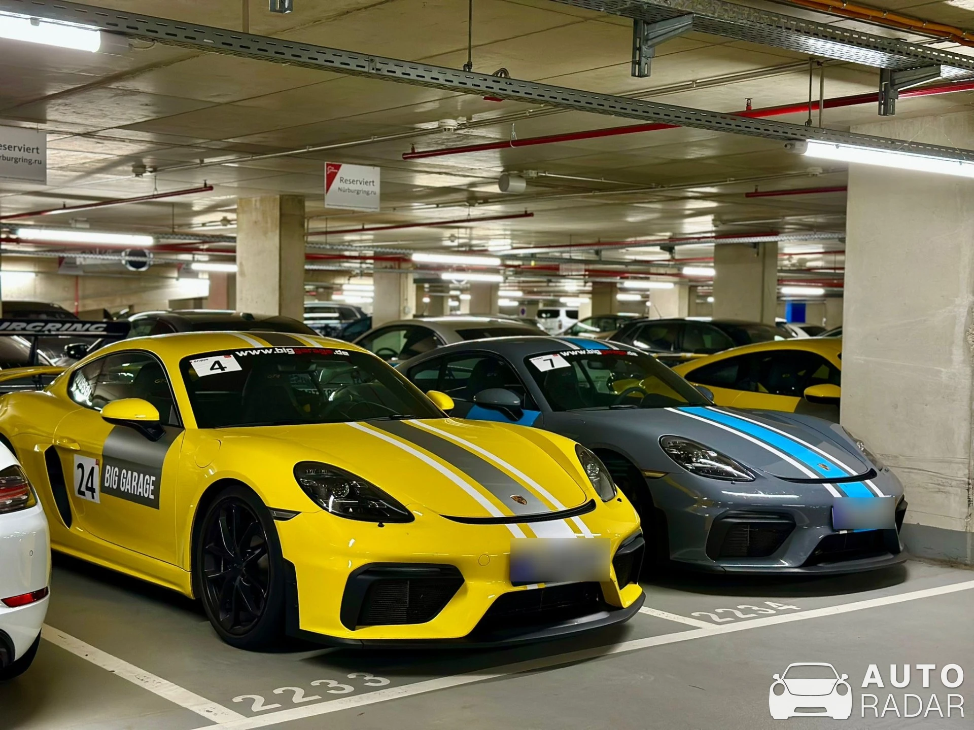 Porsche 718 Cayman GT4 RS MR spotted in Nürburg