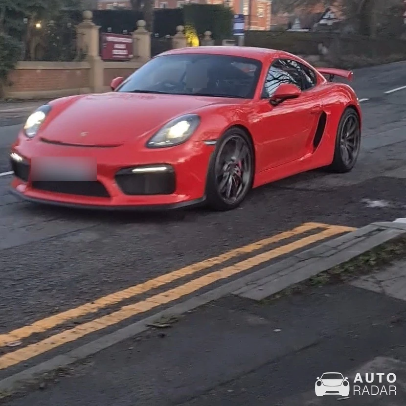 Porsche 981 Cayman GT4 spotted in Alderley Edge, United Kingdom