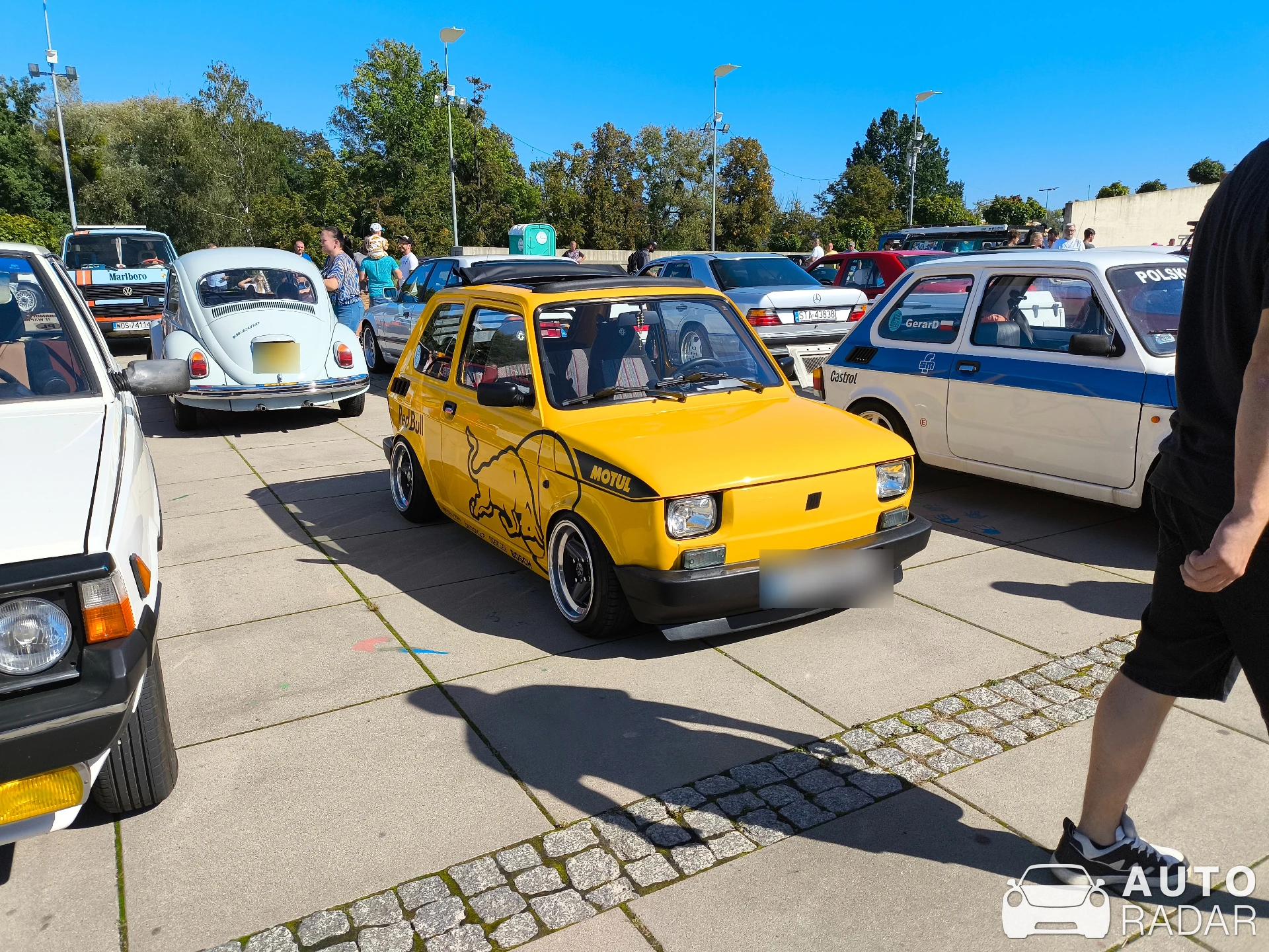 Polski Fiat 126p Faltdach spotted in Gliwice