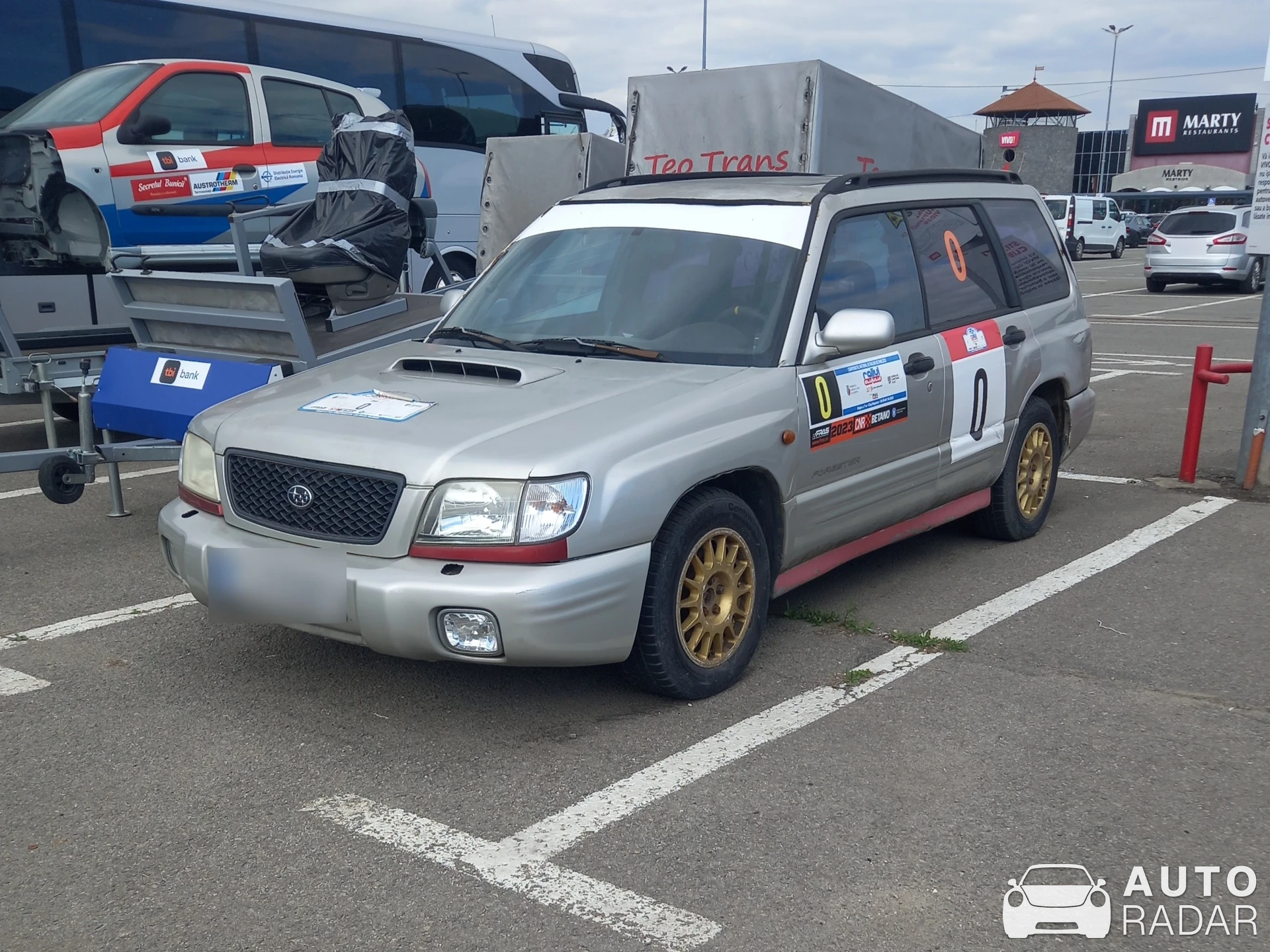 Subaru Forester SF5 S/tb STI spotted in Florești