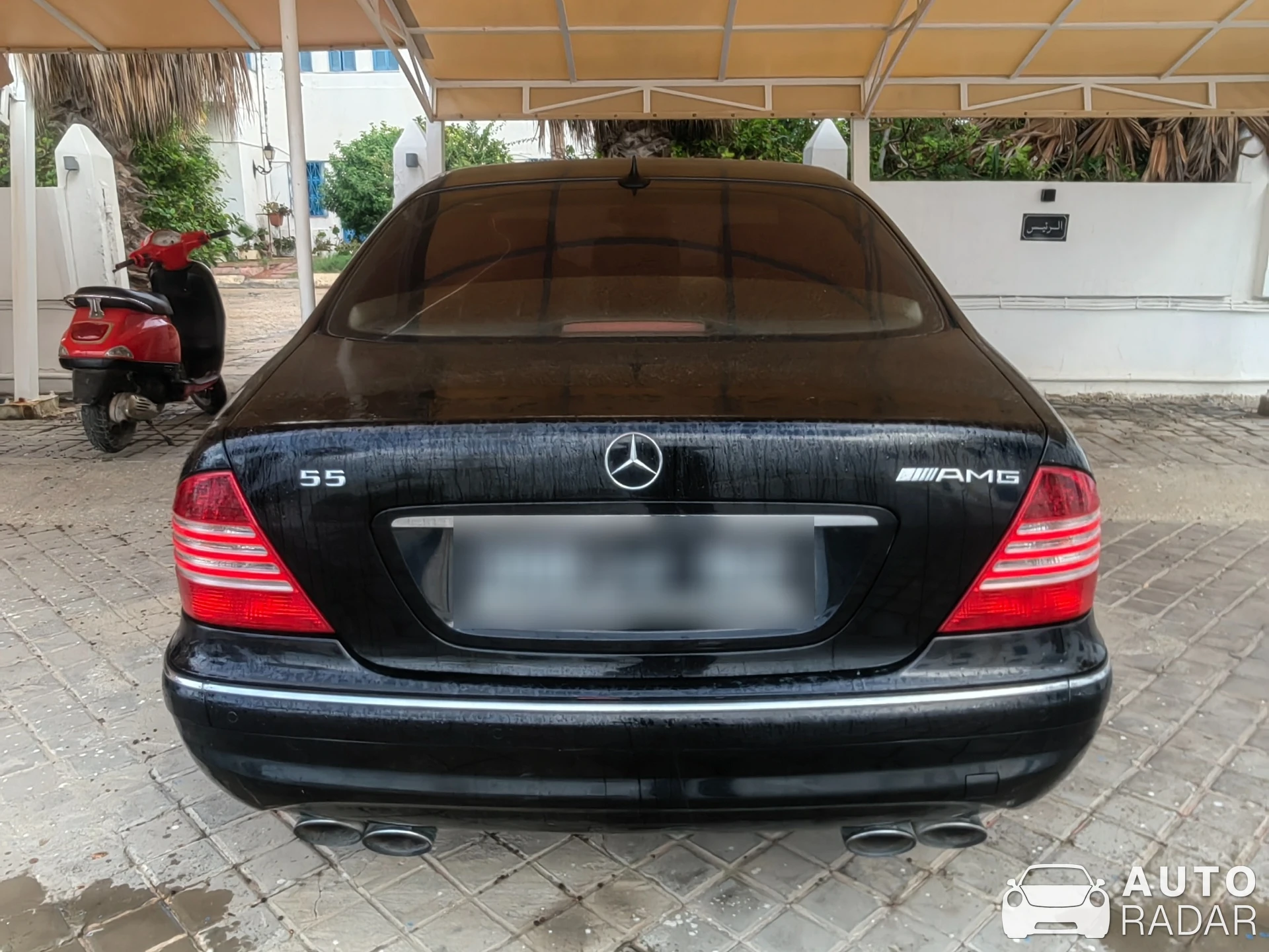 Mercedes-Benz S 55 AMG W220 Kompressor spotted in Tunis