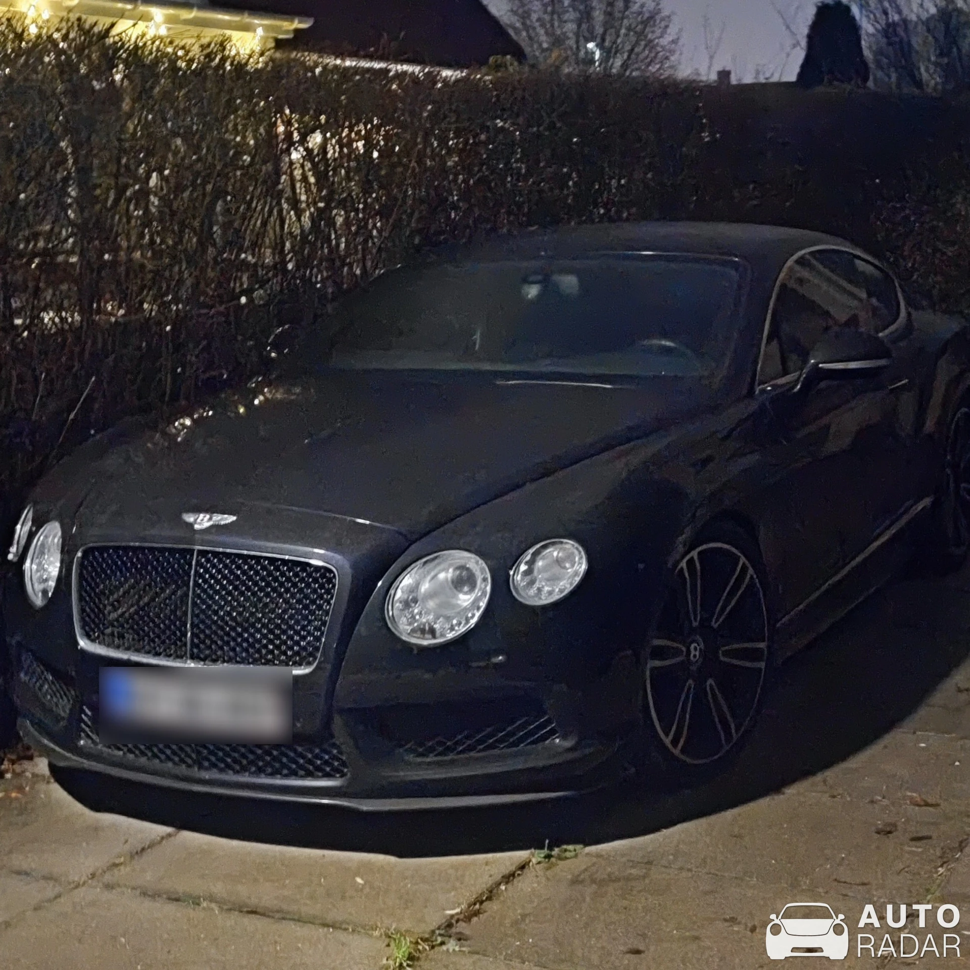 Bentley Continental spotted in Rødovre, Danmark