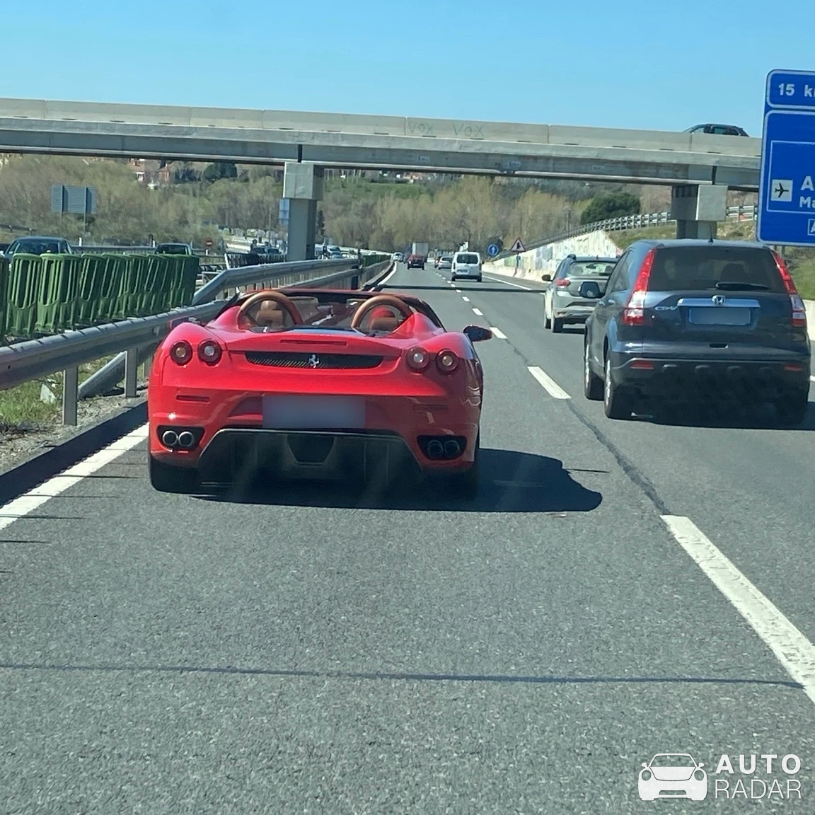 Ferrari F430 Spider spotted in Burgos