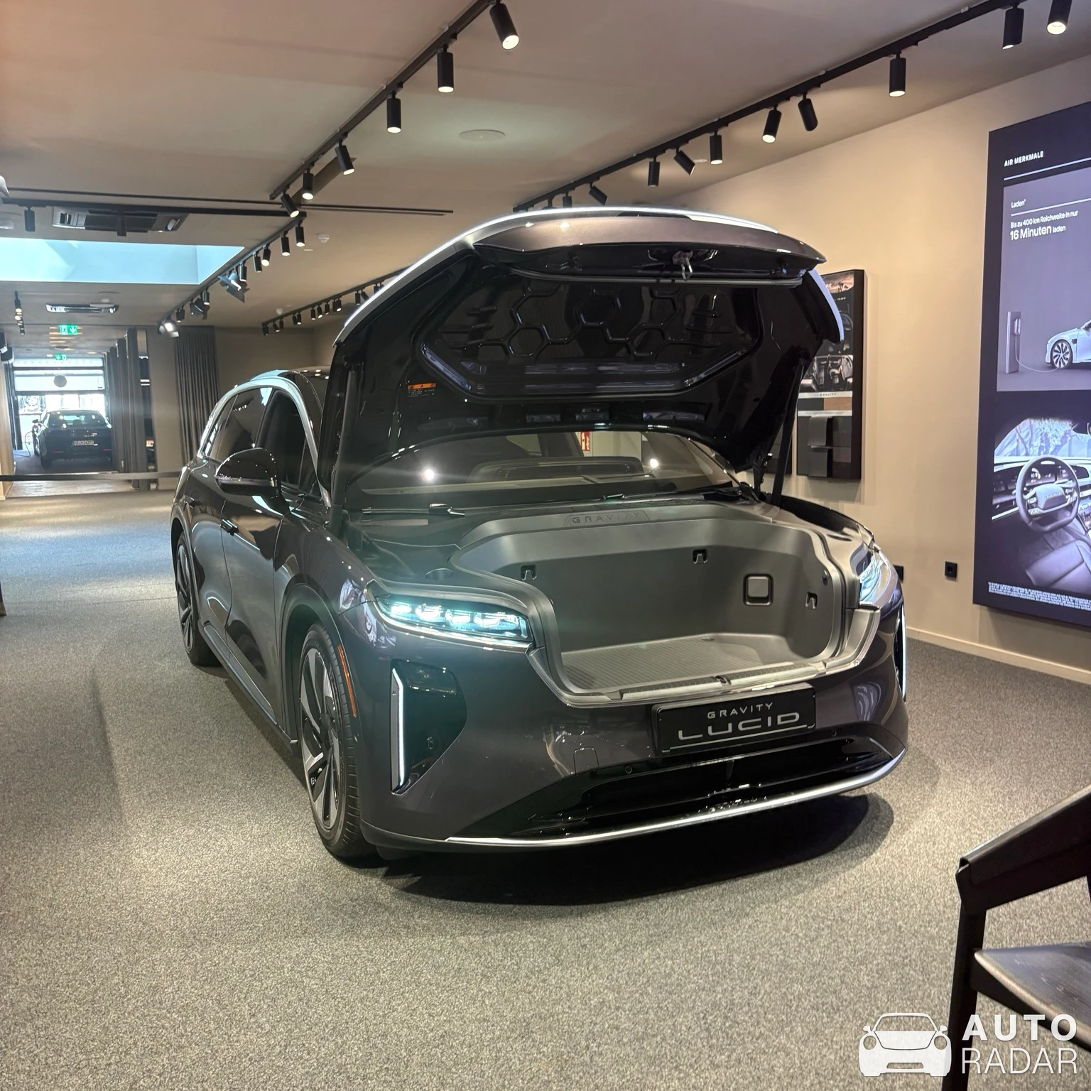 Lucid Gravity spotted in Düsseldorf