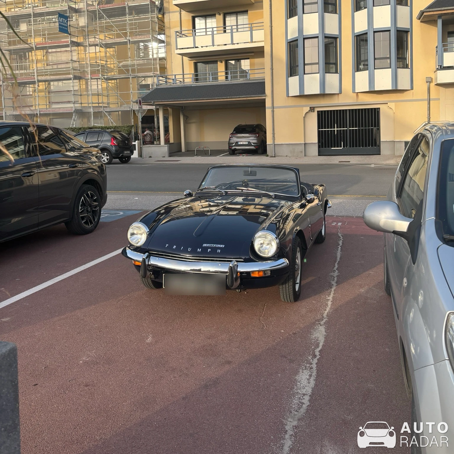 Triumph Spitfire Mark IV spotted in Fort-Mahon-Plage