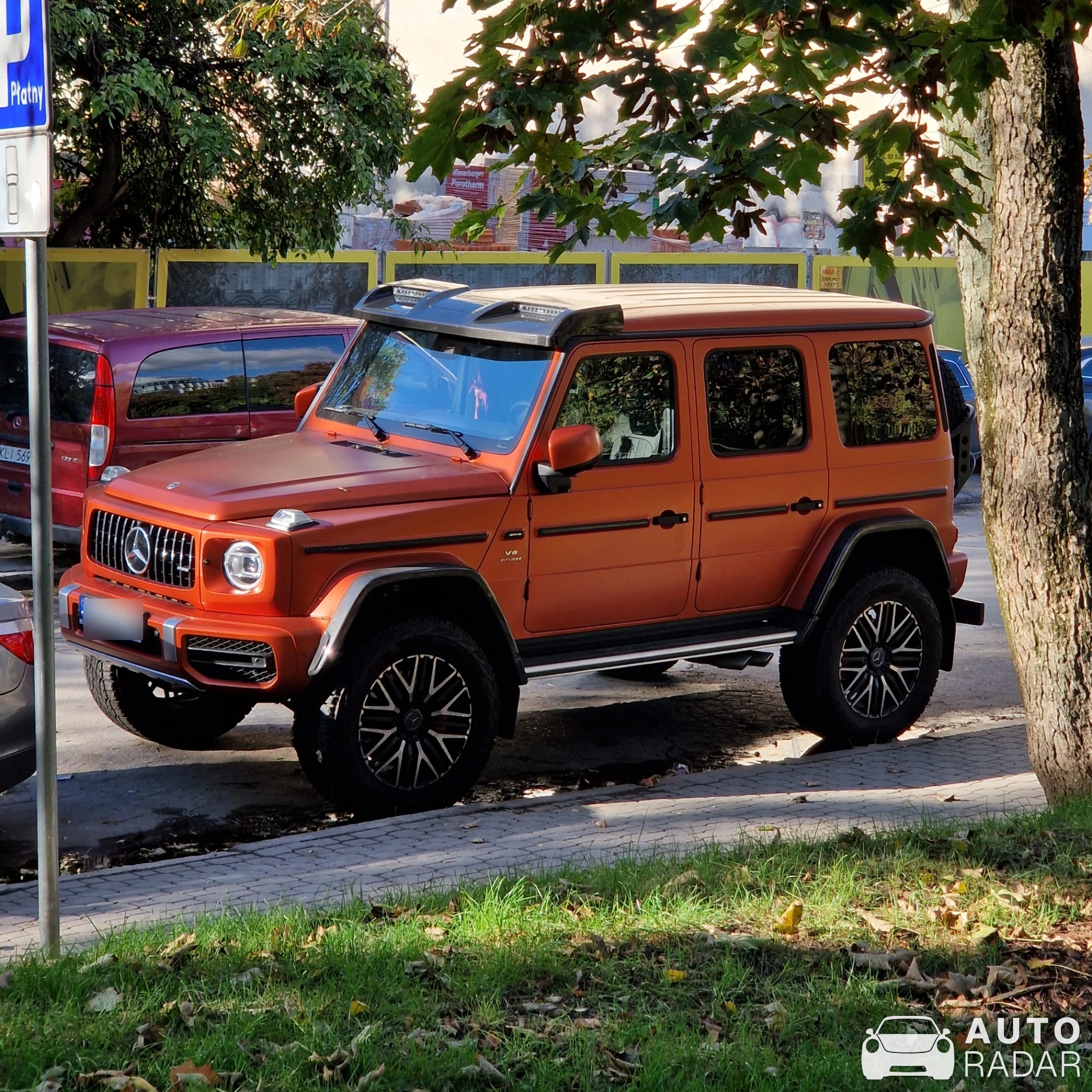 Mercedes-AMG G 63 4x4² W463 spotted in Warszawa, Polska