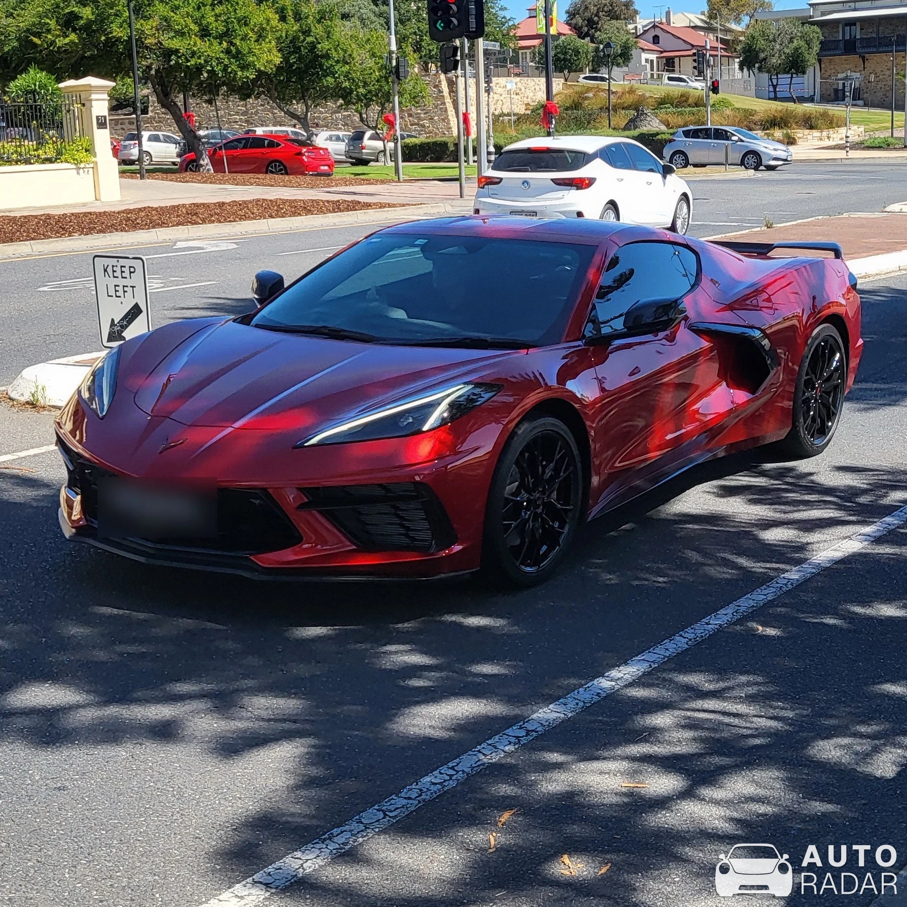 Chevrolet Corvette C8 spotted in Semaphore, Australia