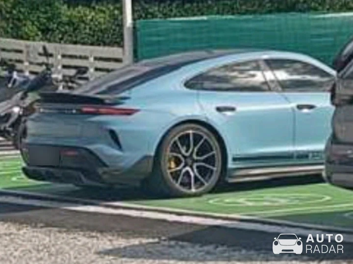 Porsche Taycan spotted in Kavala