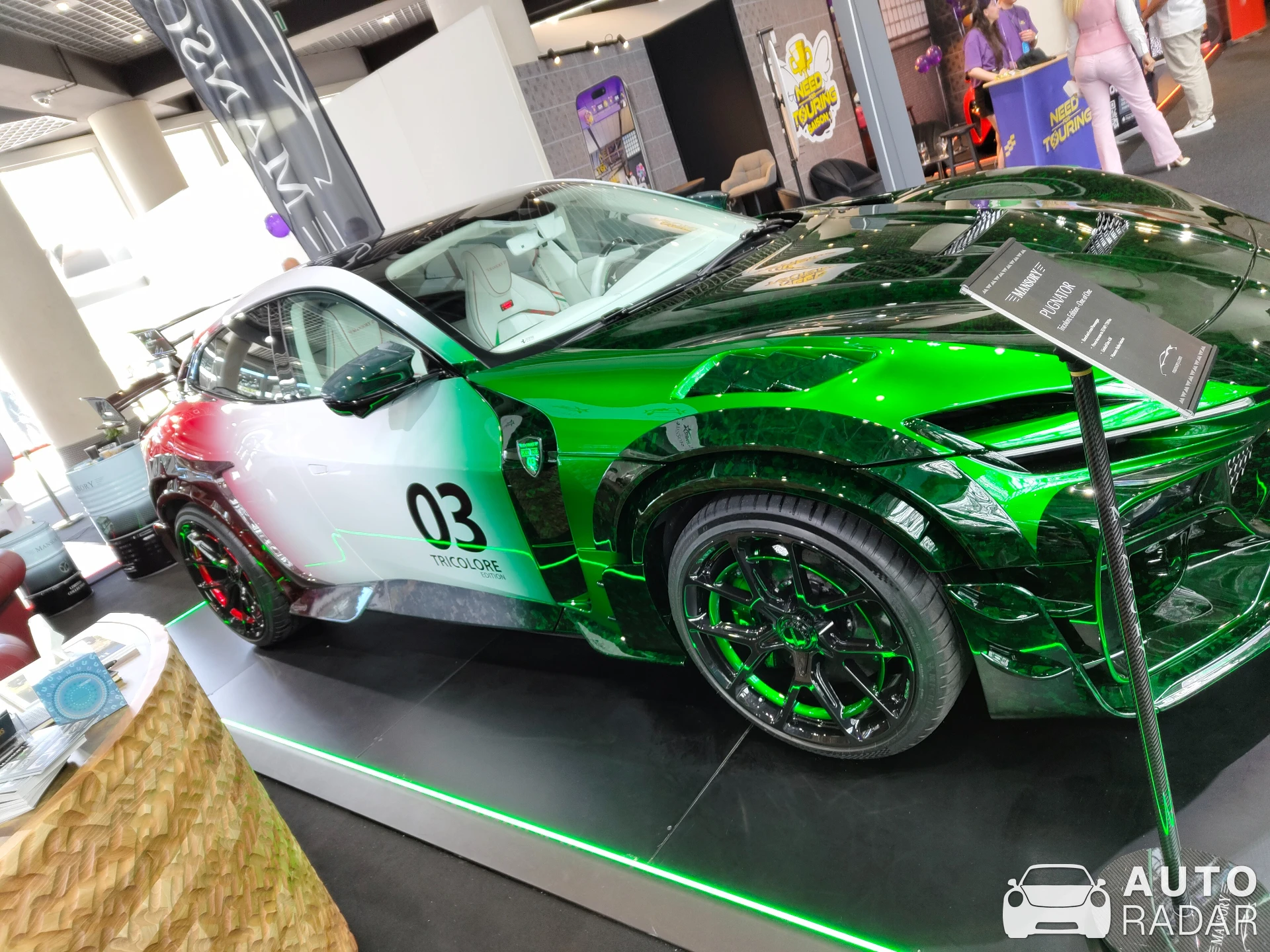Ferrari Purosangue Mansory Pugnator Tricolore Edition spotted in Monaco