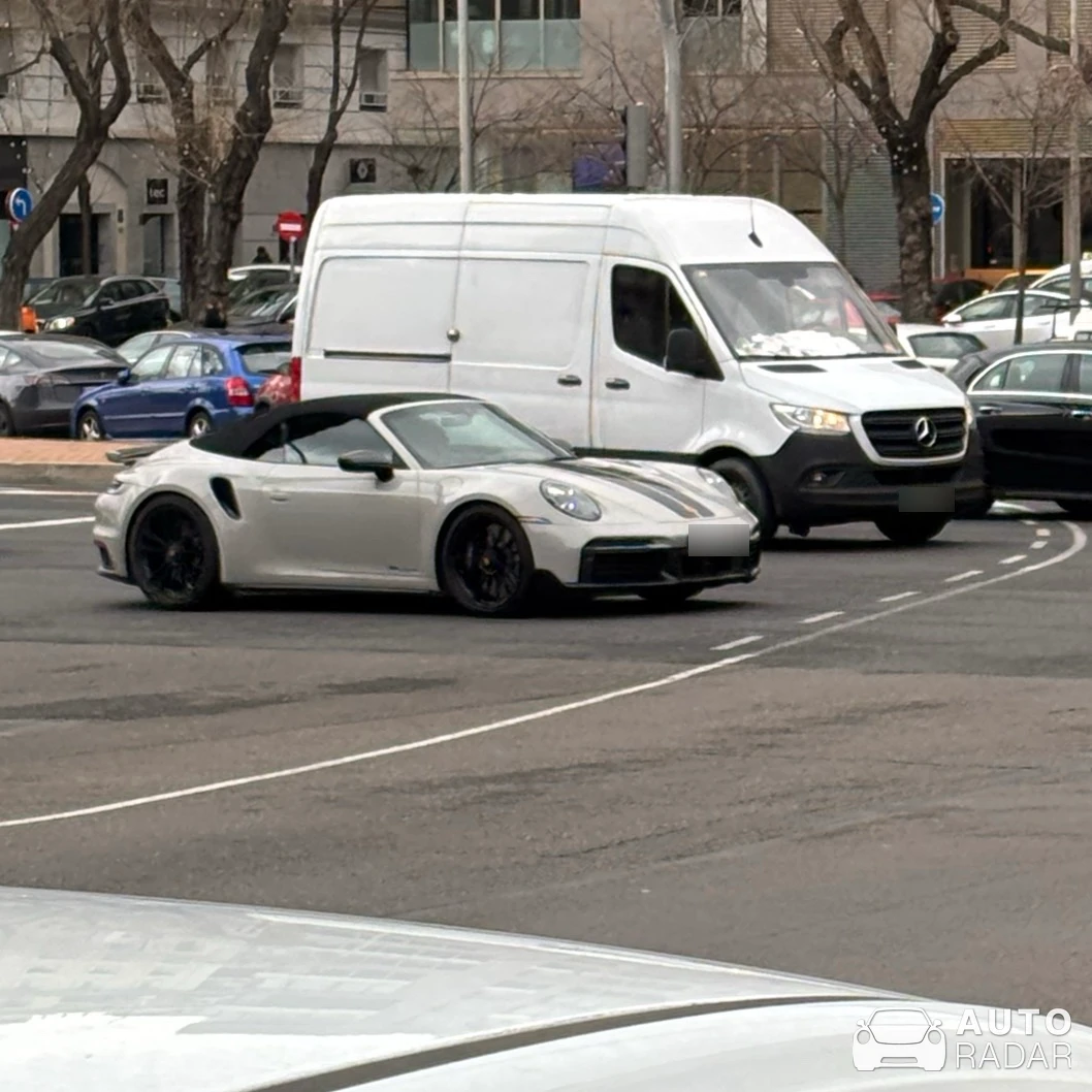 Porsche 992 Turbo S Cabriolet MkI spotted in Madrid, España
