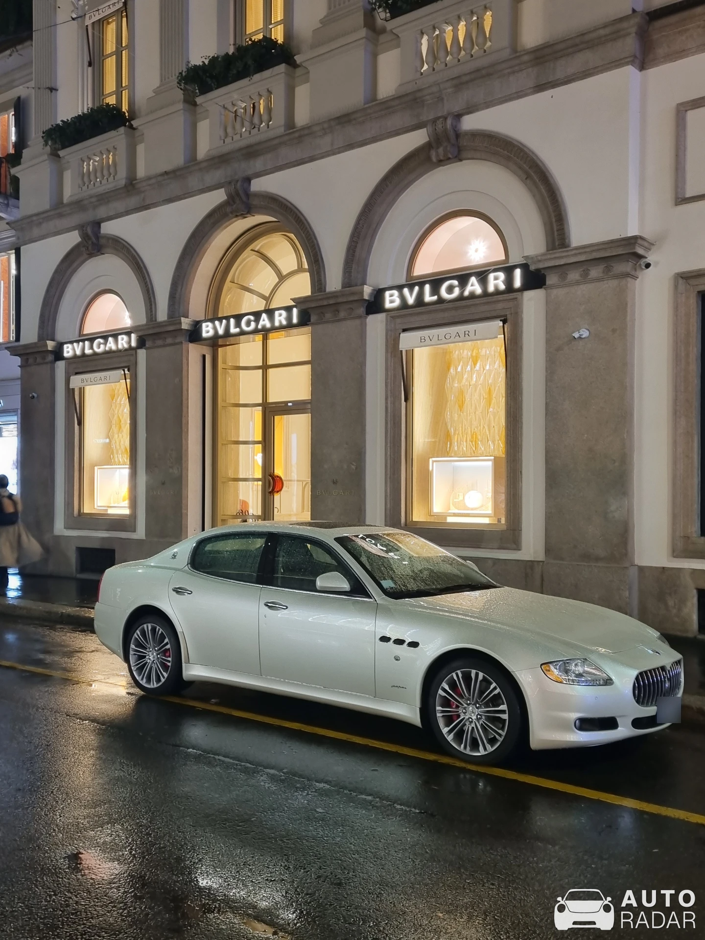 Maserati Quattroporte spotted in Milano, Italy