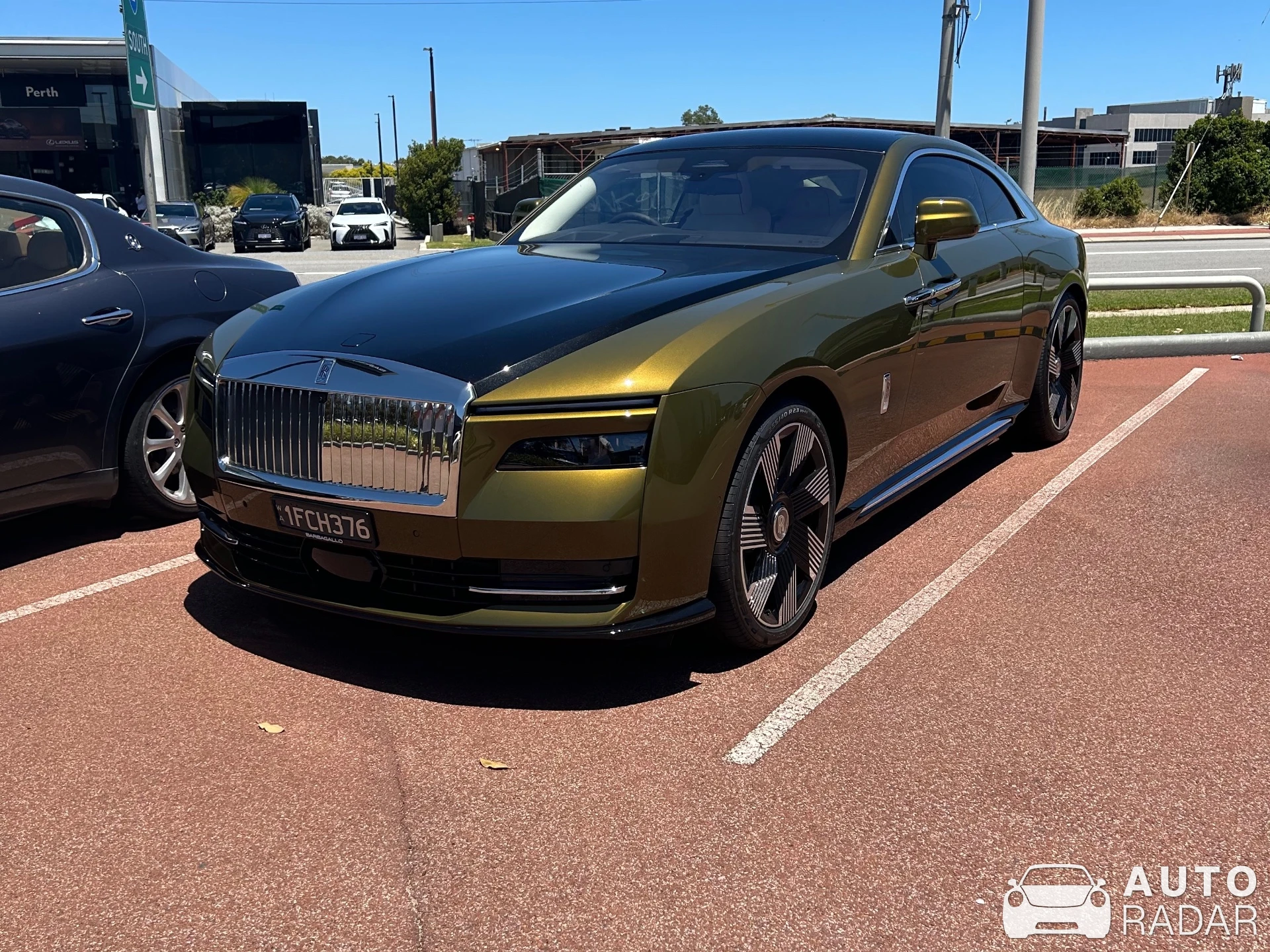 Rolls-Royce Spectre spotted in Osborne Park, Australia