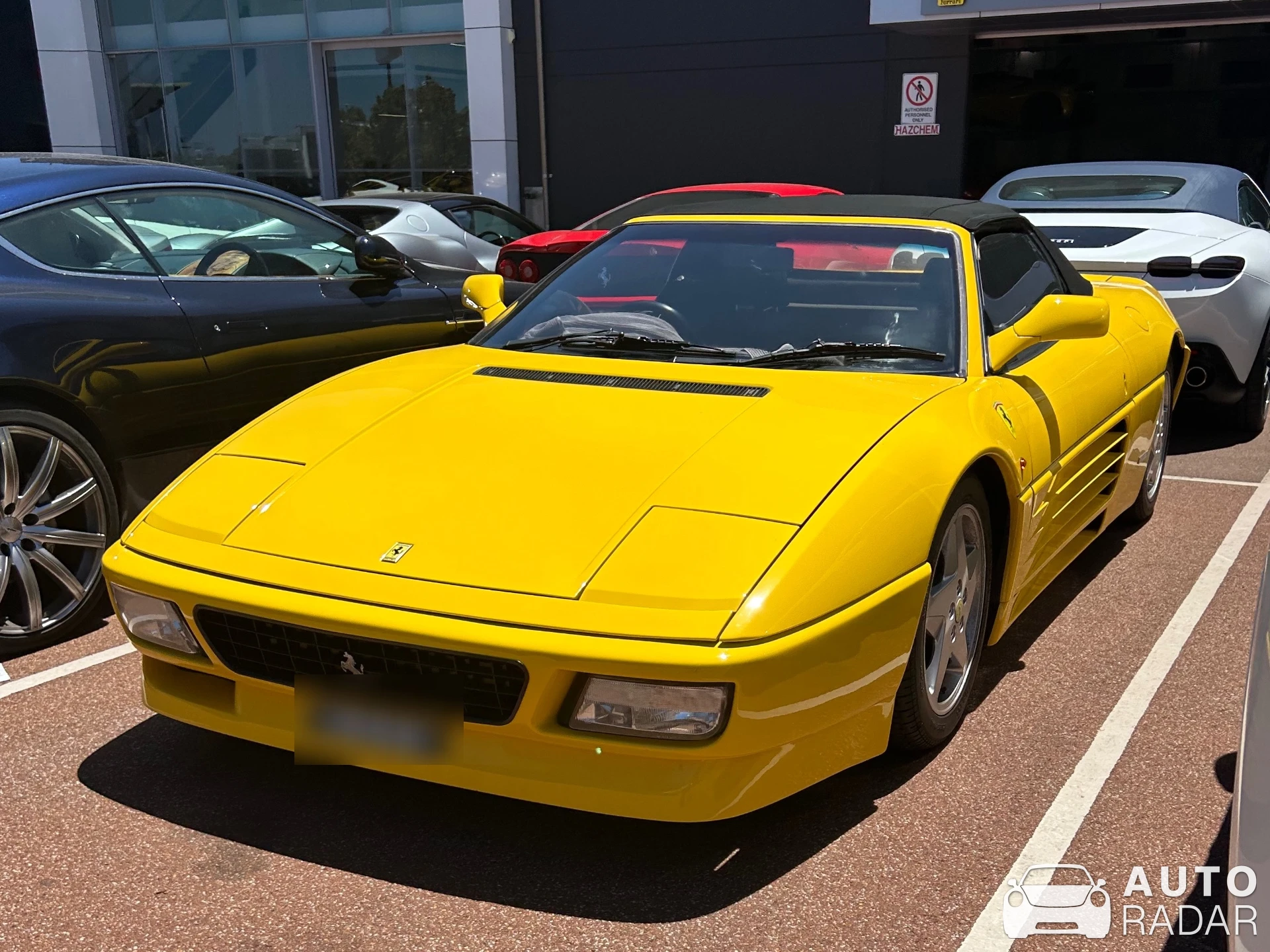 Ferrari 348 Spider spotted in Osborne Park, Australia