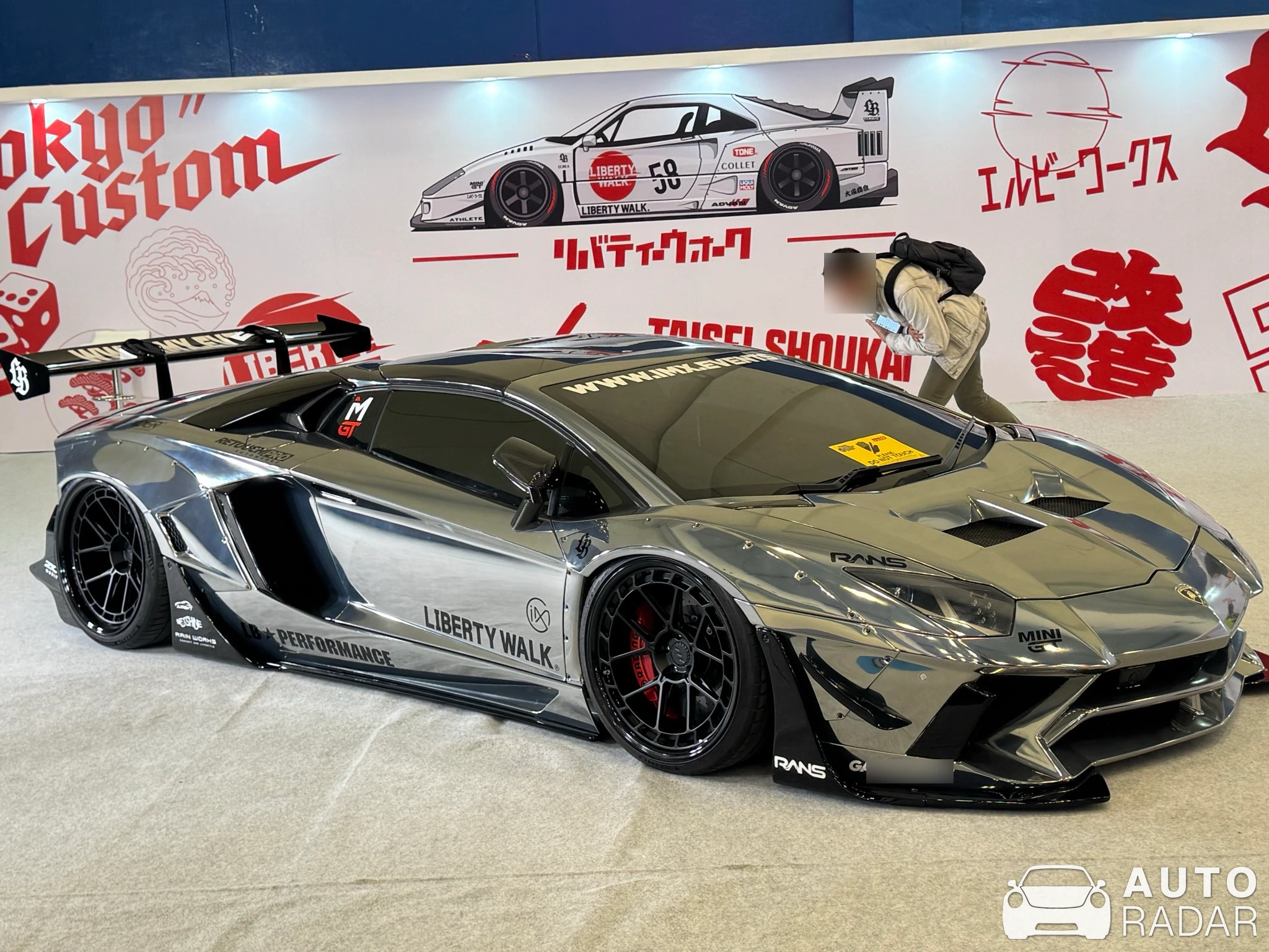 Lamborghini Aventador LP700-4 Liberty Walk LB Performance Wide Body spotted