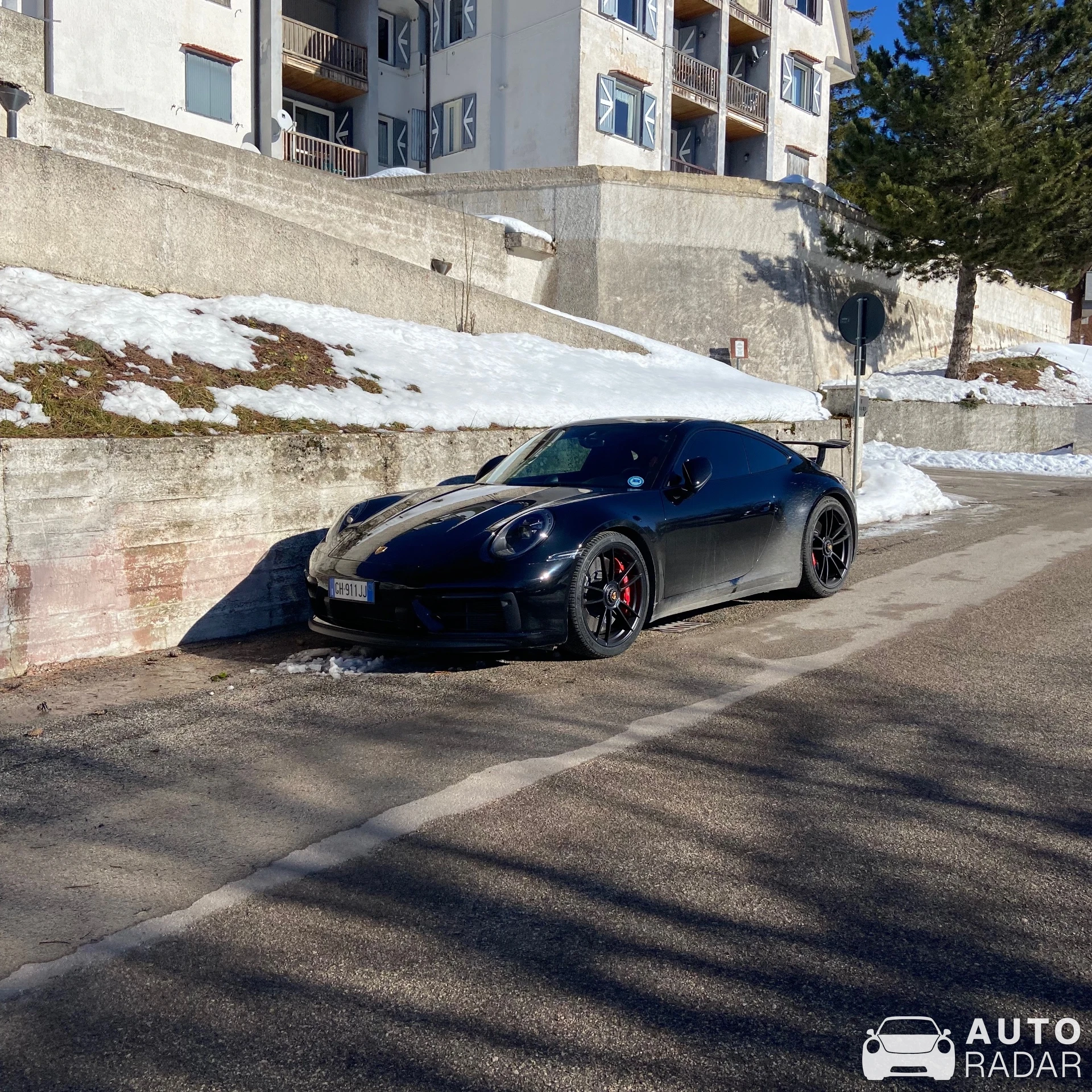 Porsche 992 Carrera 4 GTS MkI spotted in Rivisondoli, Italy