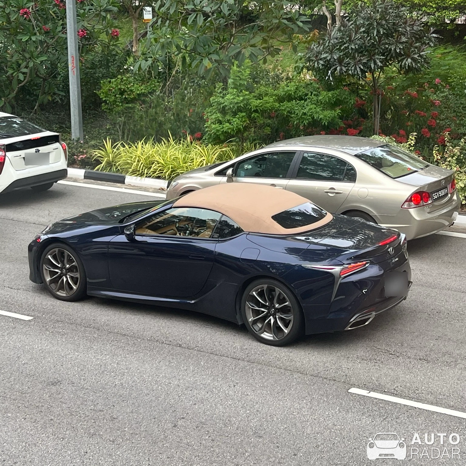 Lexus LC 500 Convertible spotted in Singapore, Singapore