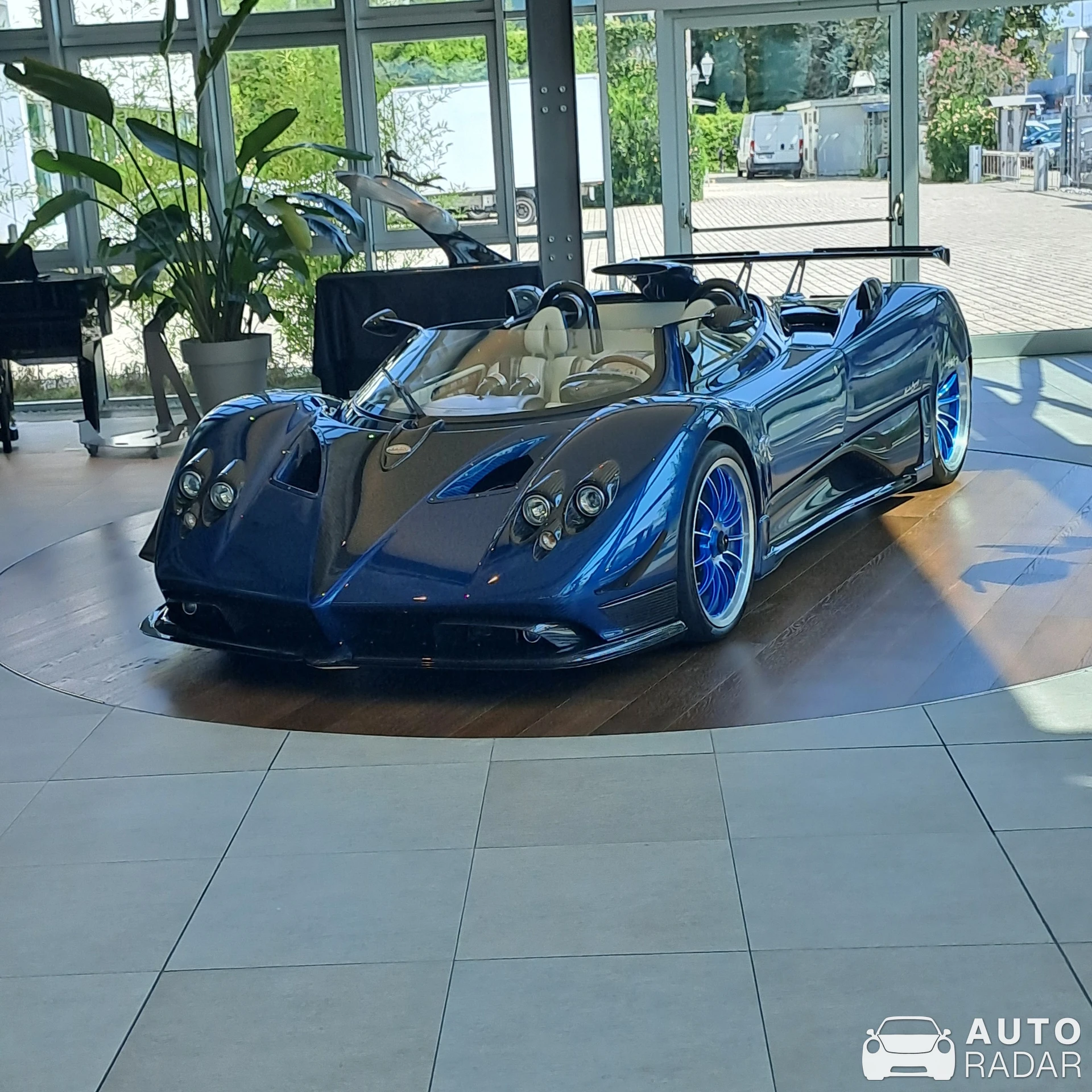 Pagani Zonda HP Barchetta spotted in Graziosa, Italy