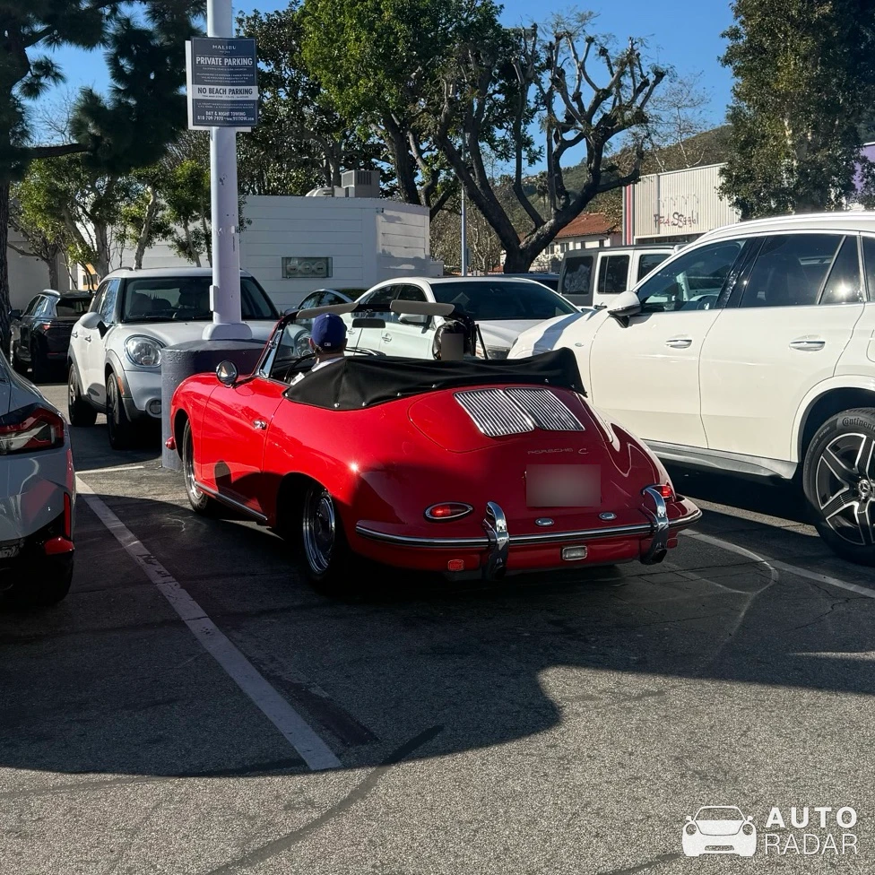 Porsche 356 A Cabriolet spotted in Malibu, United States