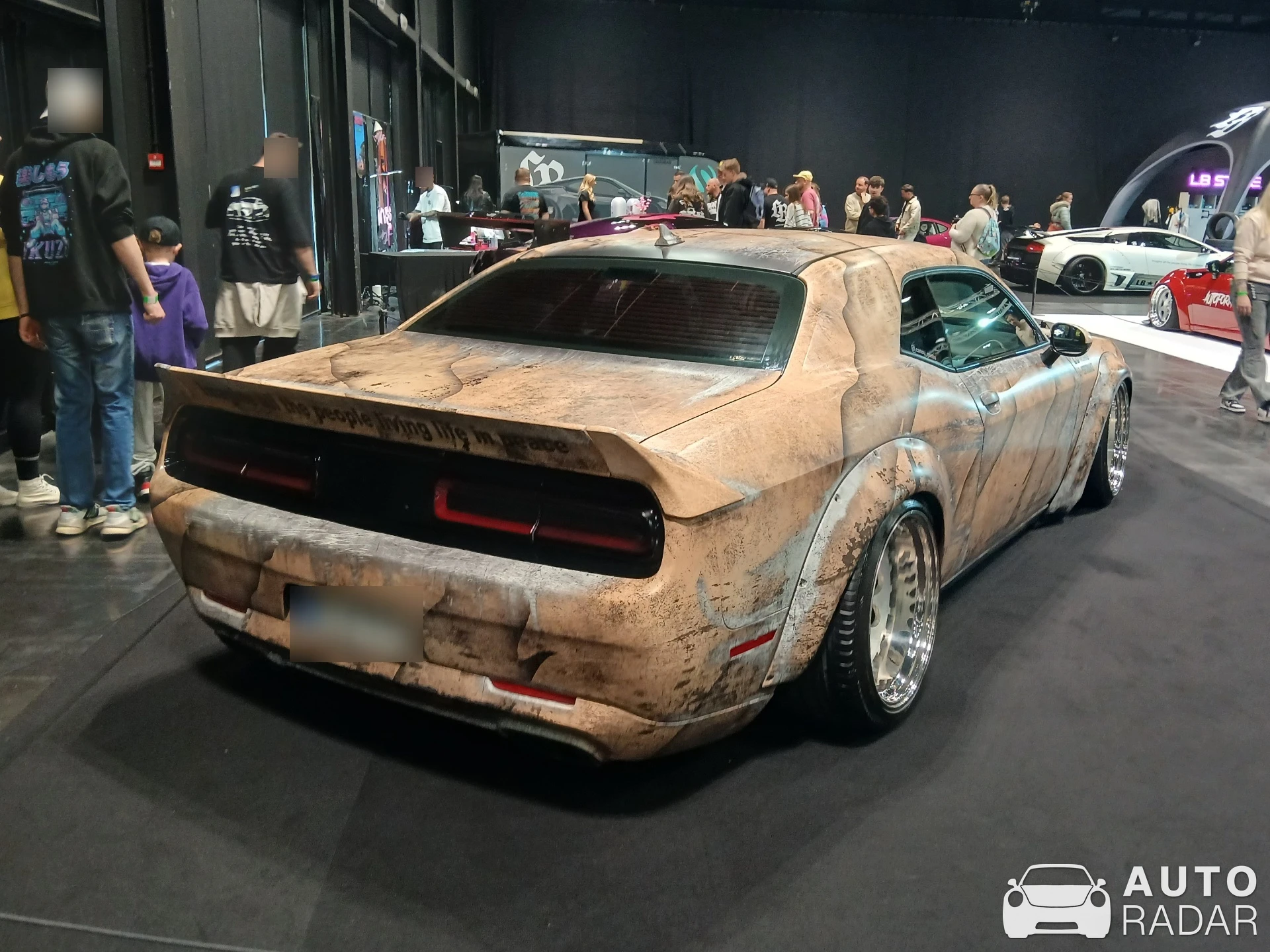 Dodge Challenger SRT Hellcat Liberty Walk Widebody spotted in Kortrijk