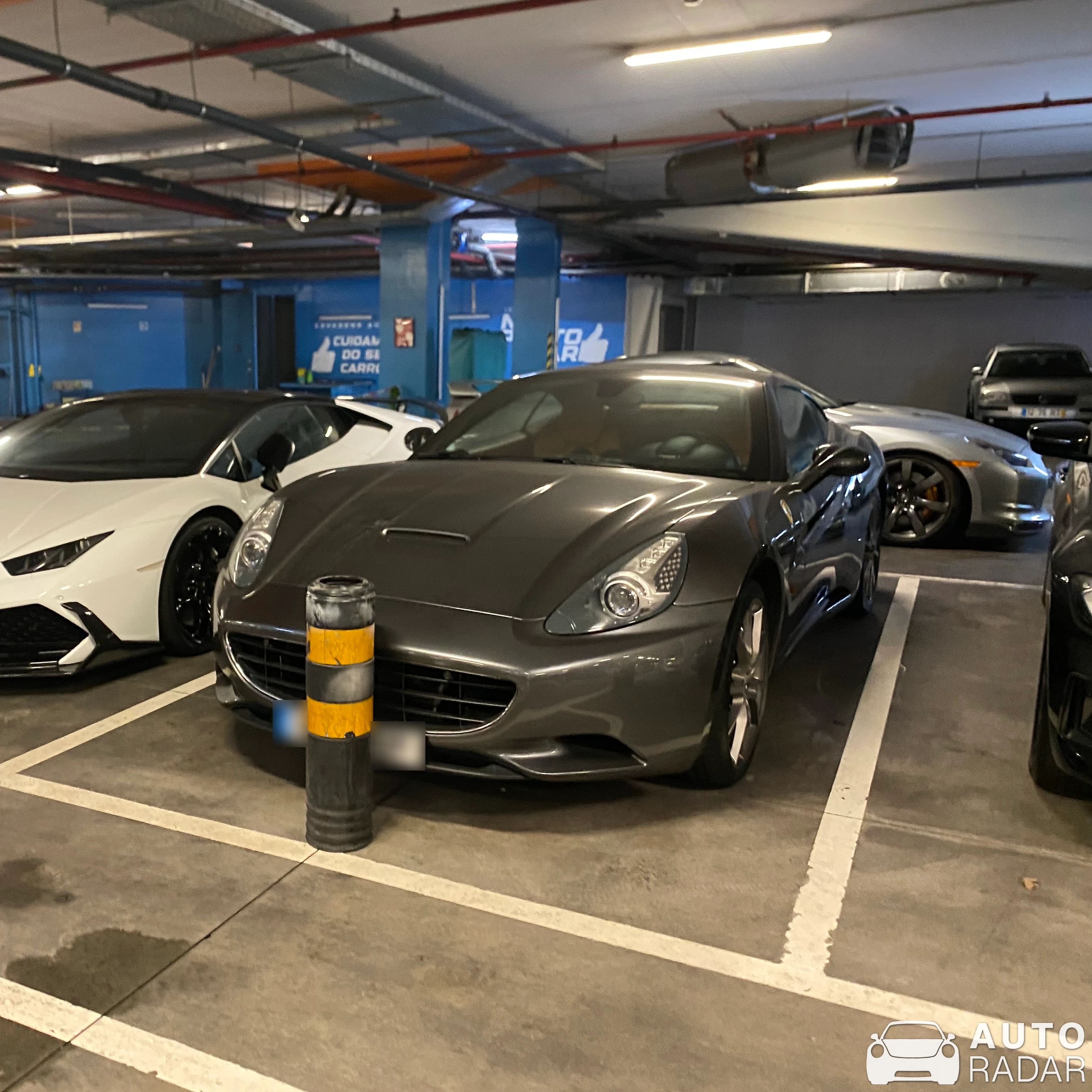 Ferrari California spotted in Nogueira, Portugal