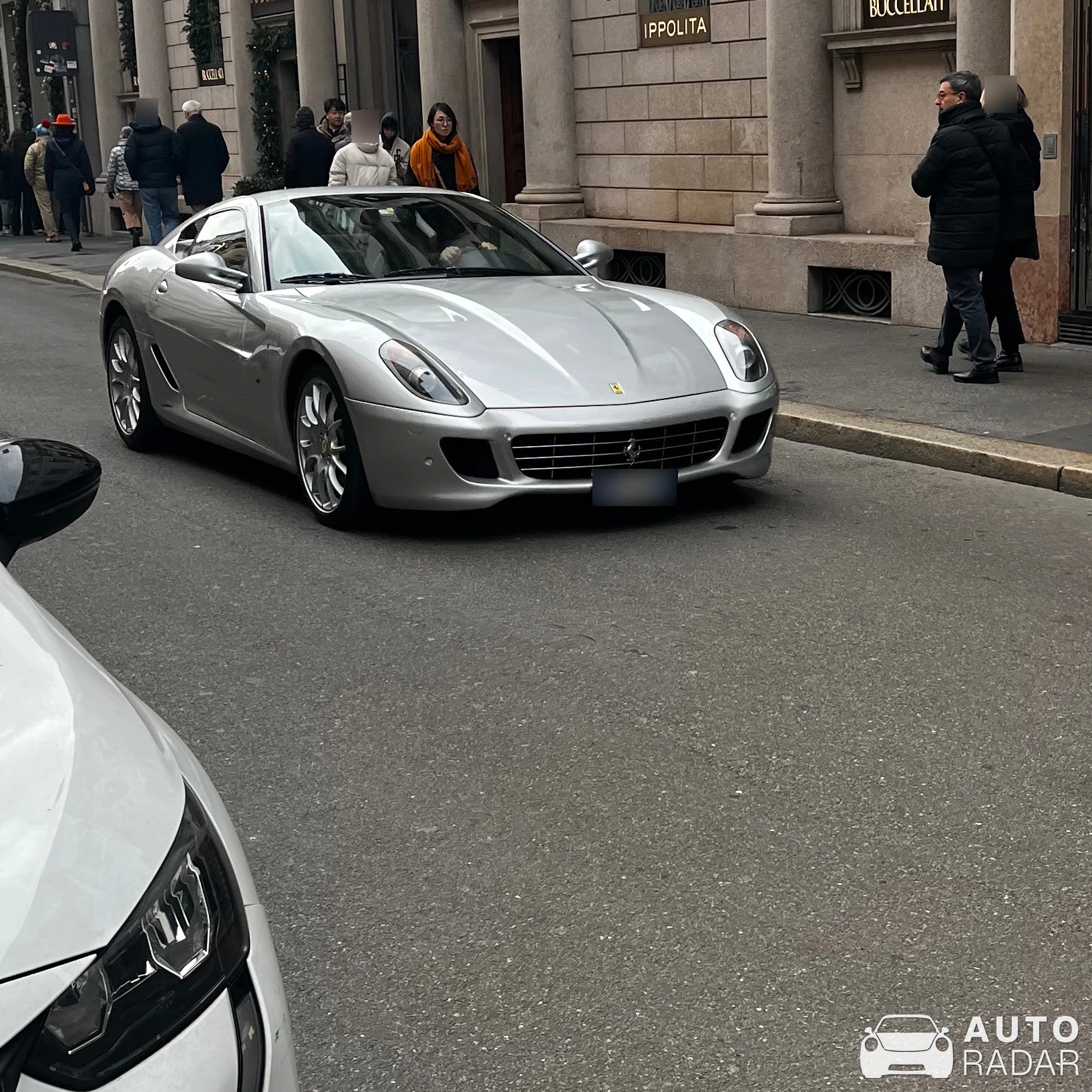 Ferrari 599 GTB Fiorano spotted in Milano, Italy