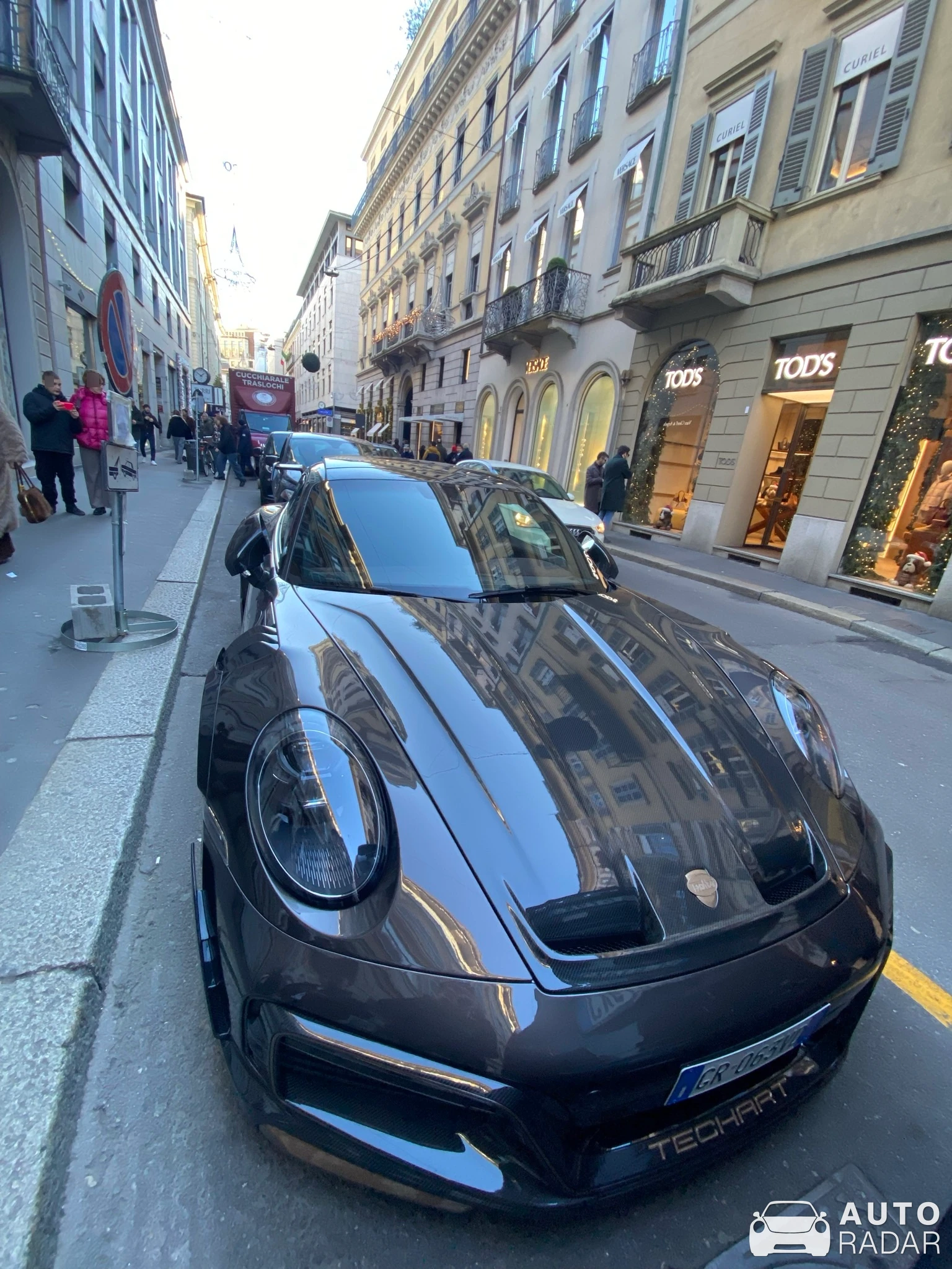 Porsche TechArt 992 GT3 spotted in Milano