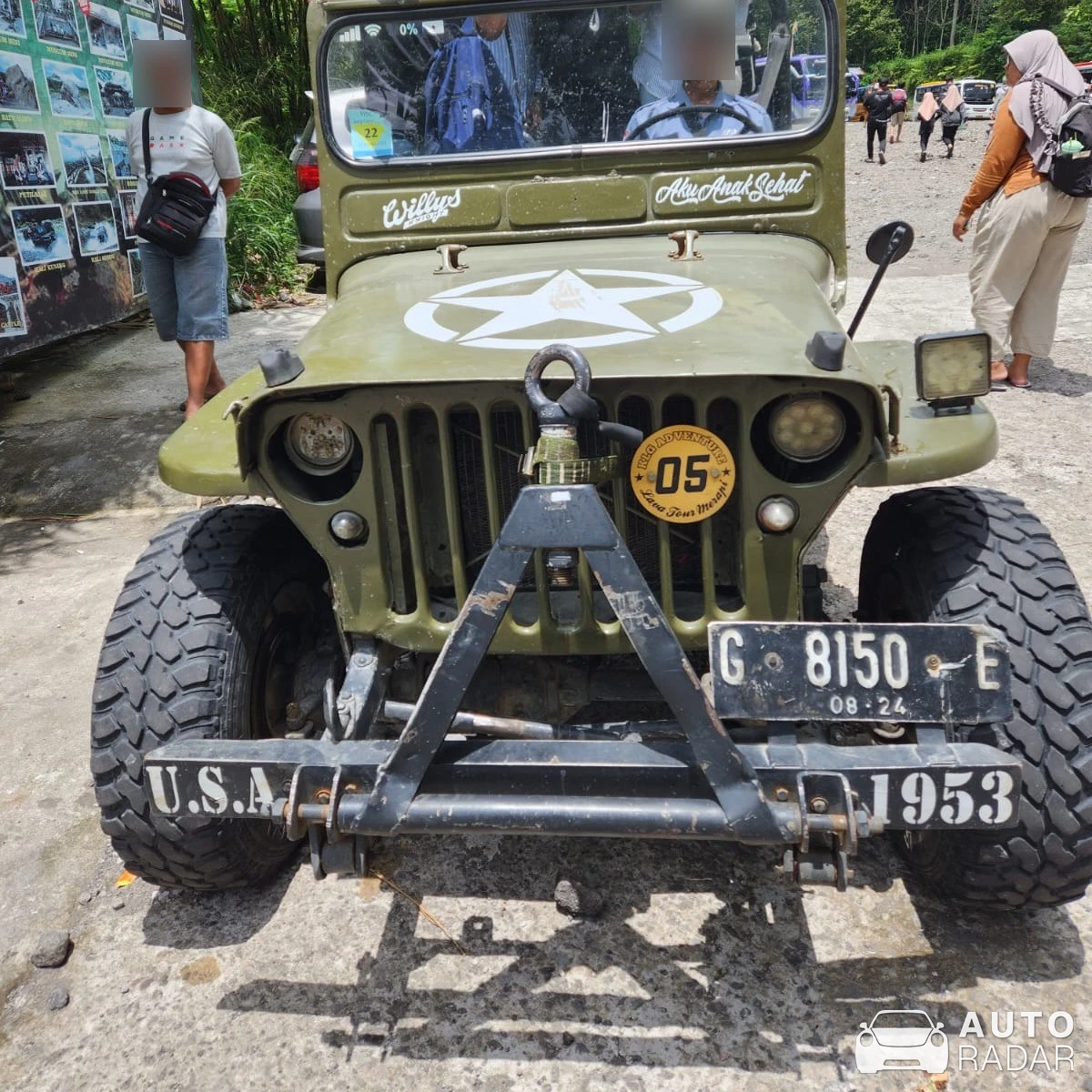 Jeep Willys MB spotted in Sleman Regency, Indonesia