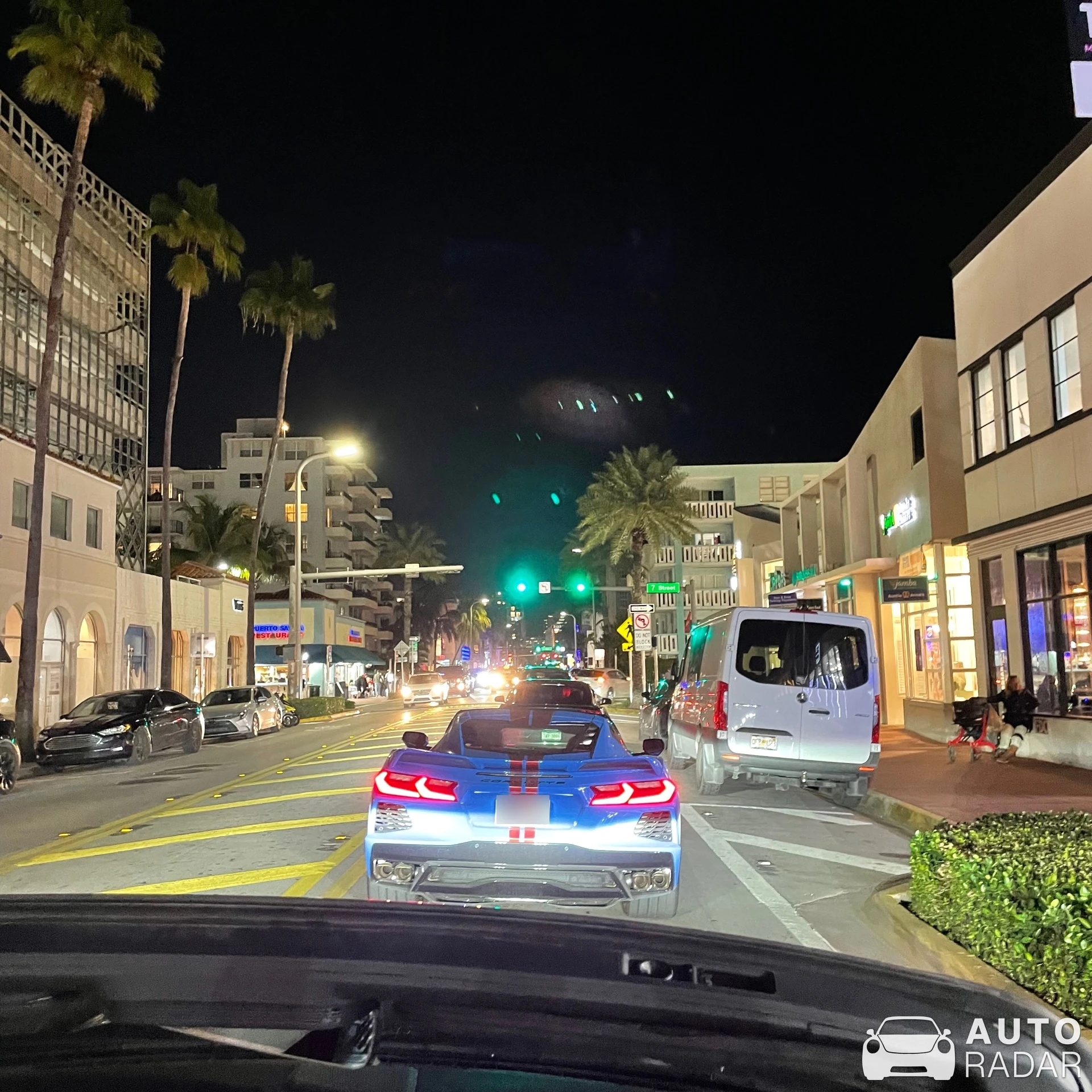 Chevrolet Corvette C8 spotted in Miami Beach, Stany Zjednoczone