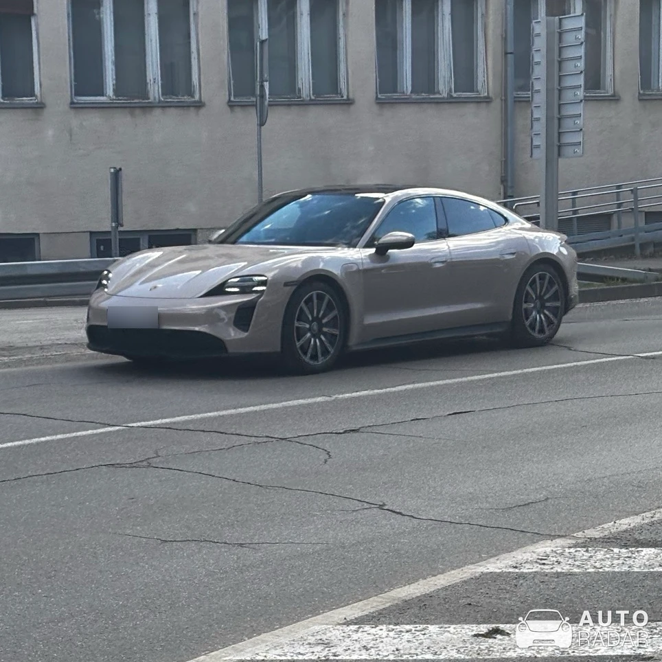 Porsche Taycan spotted in Varaždin