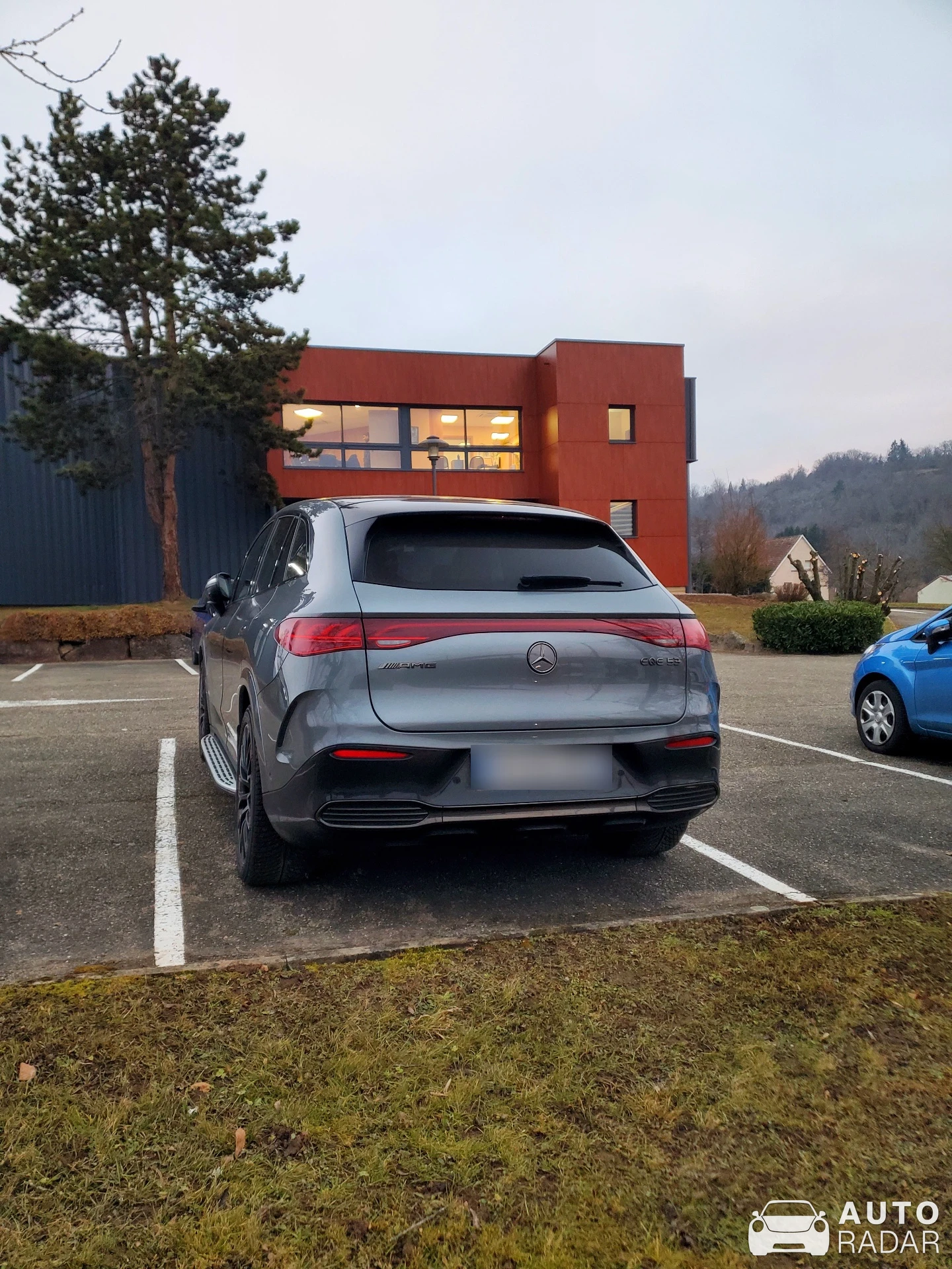 Mercedes-AMG EQE 53 spotted in Neuve-Église, France