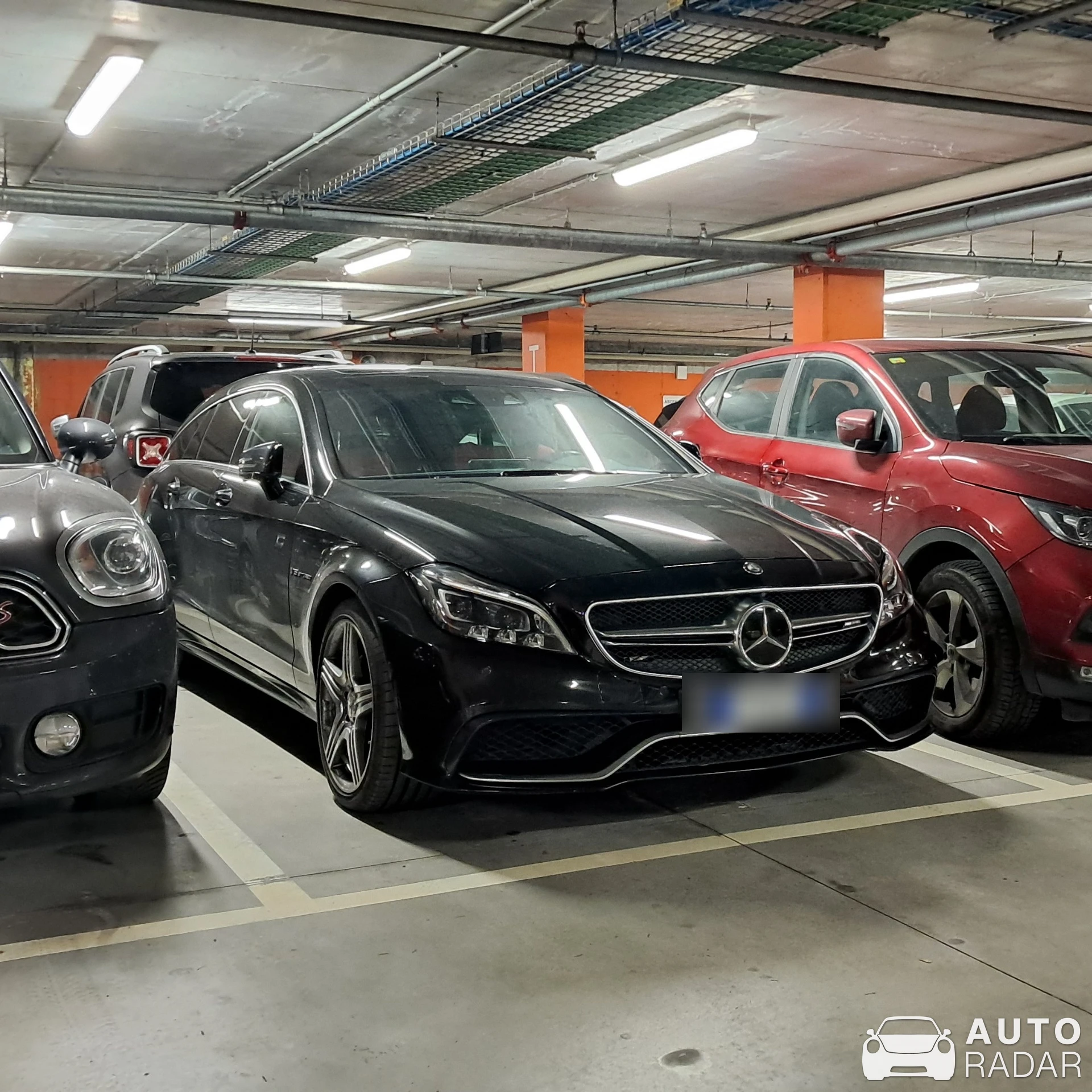 Mercedes-AMG CLS 63 X218 Shooting Brake spotted in Macconago
