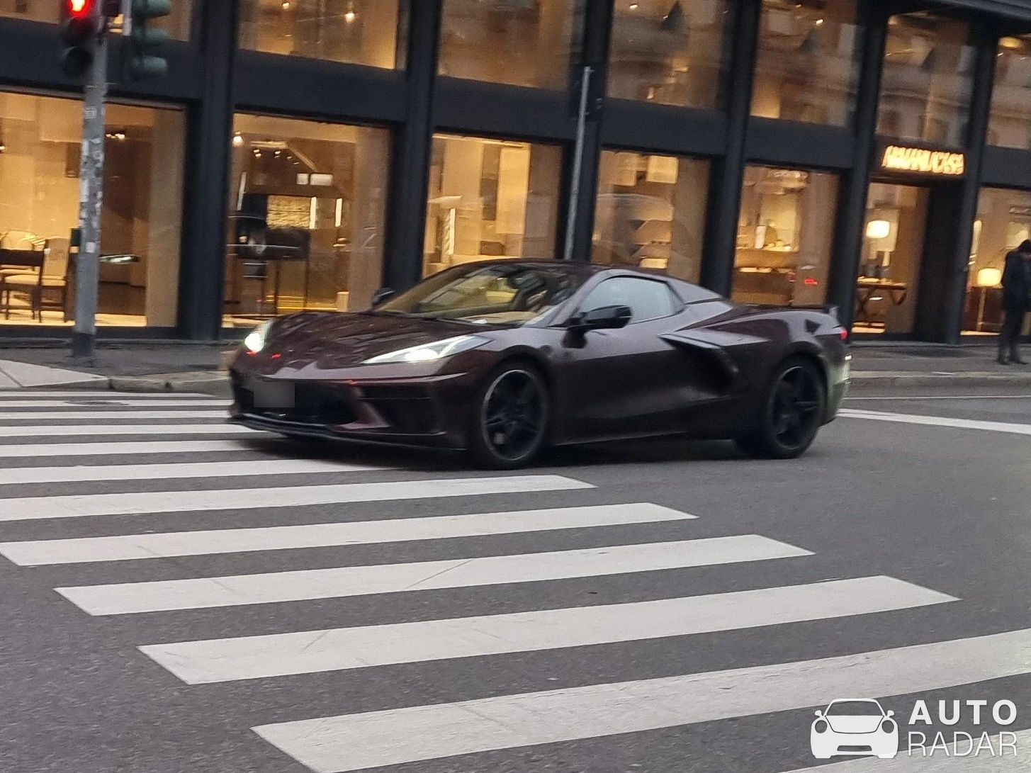 Chevrolet Corvette C8 Stingray spotted in Milano, Italy