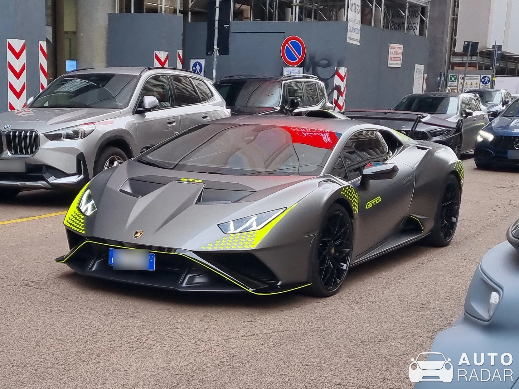Lamborghini Huracán LP640-2 STO spotted in Milano, Italia